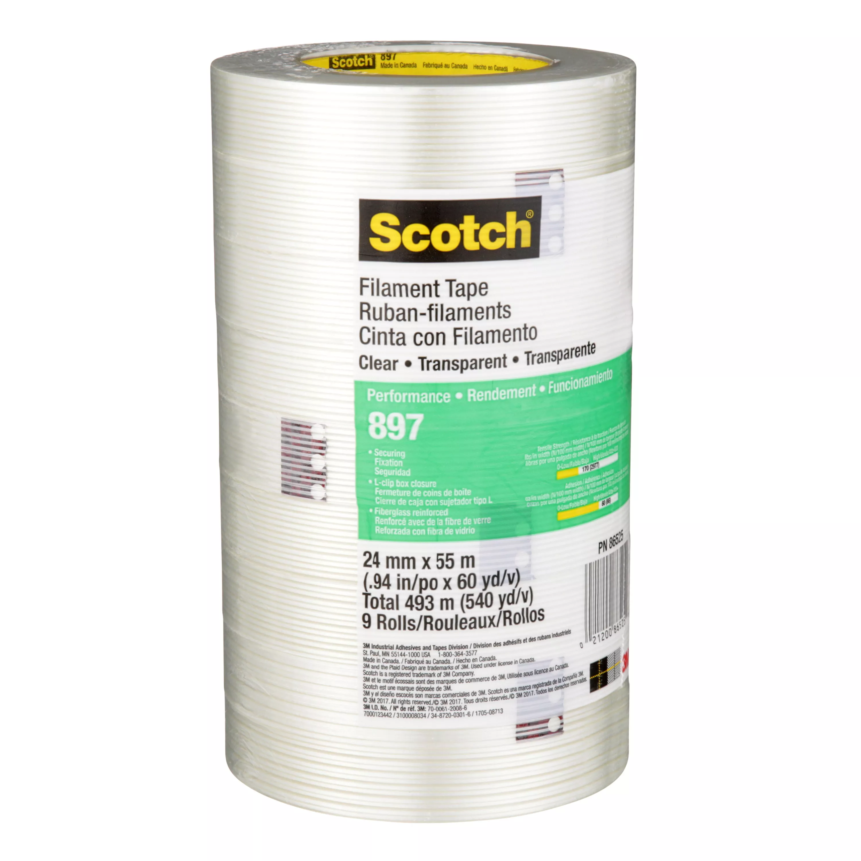 SKU 7000123442 | Scotch® Filament Tape 897