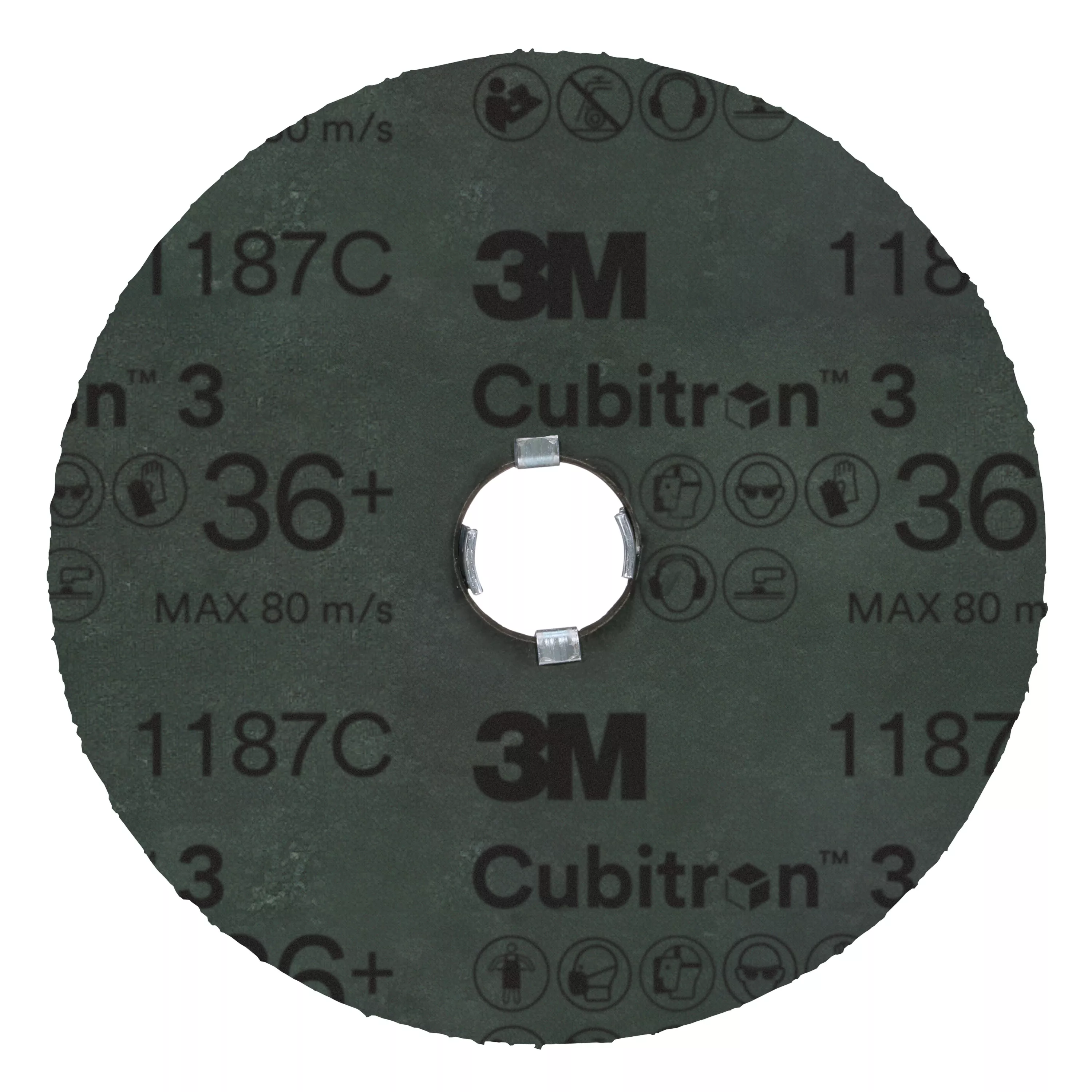 SKU 7100310796 | 3M™ Cubitron™ 3 Fibre Disc 1187C