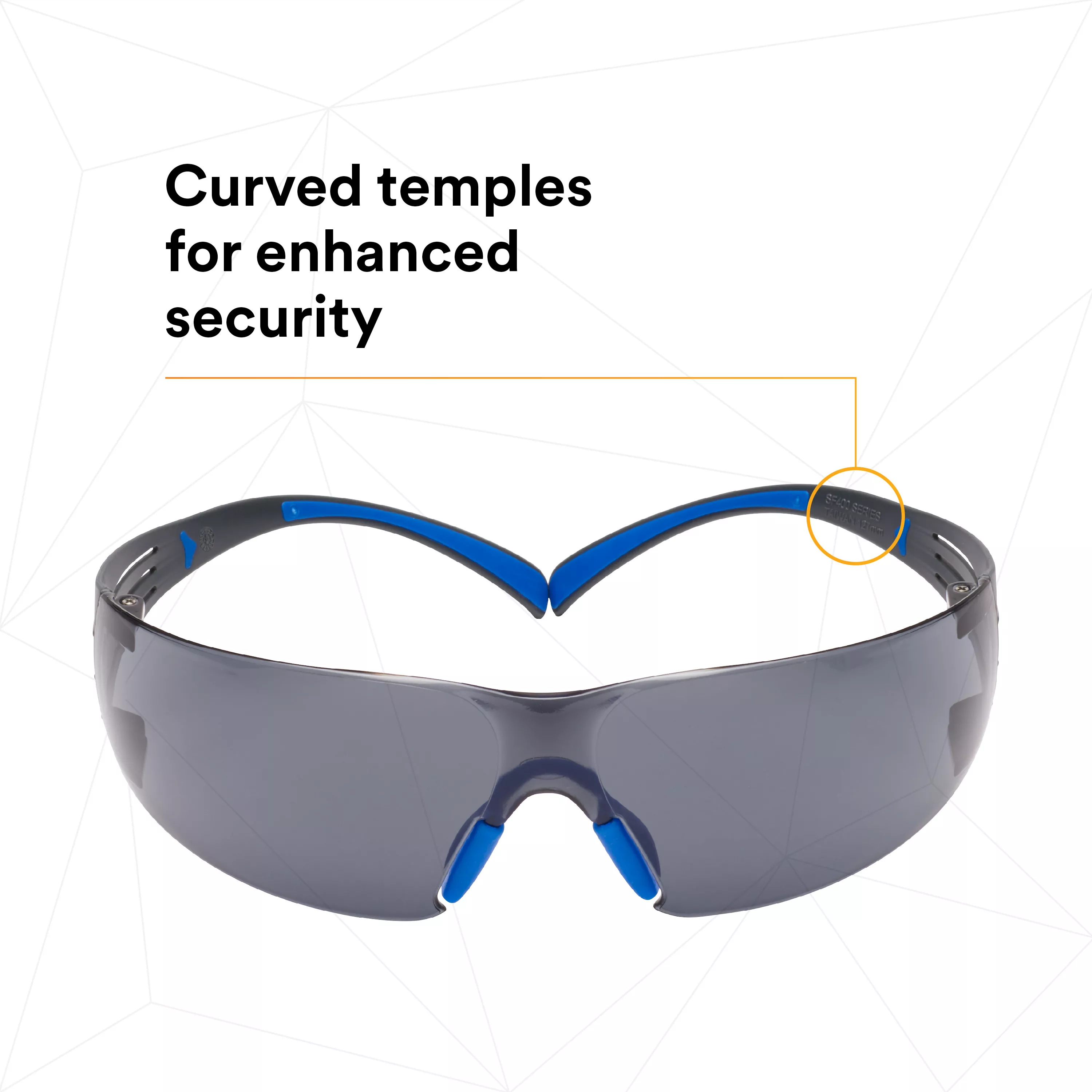 SKU 7100156101 | 3M™ SecureFit™ Safety Glasses SF402SGAF-BLU