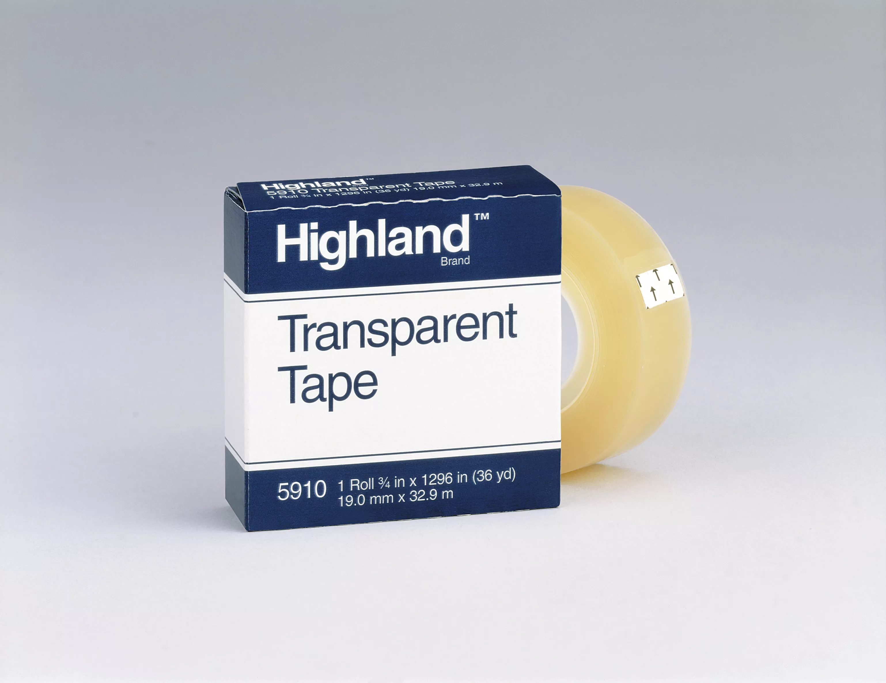 Highland™ Transparent Tape 5910, 3/4 in x 1296 in Boxed