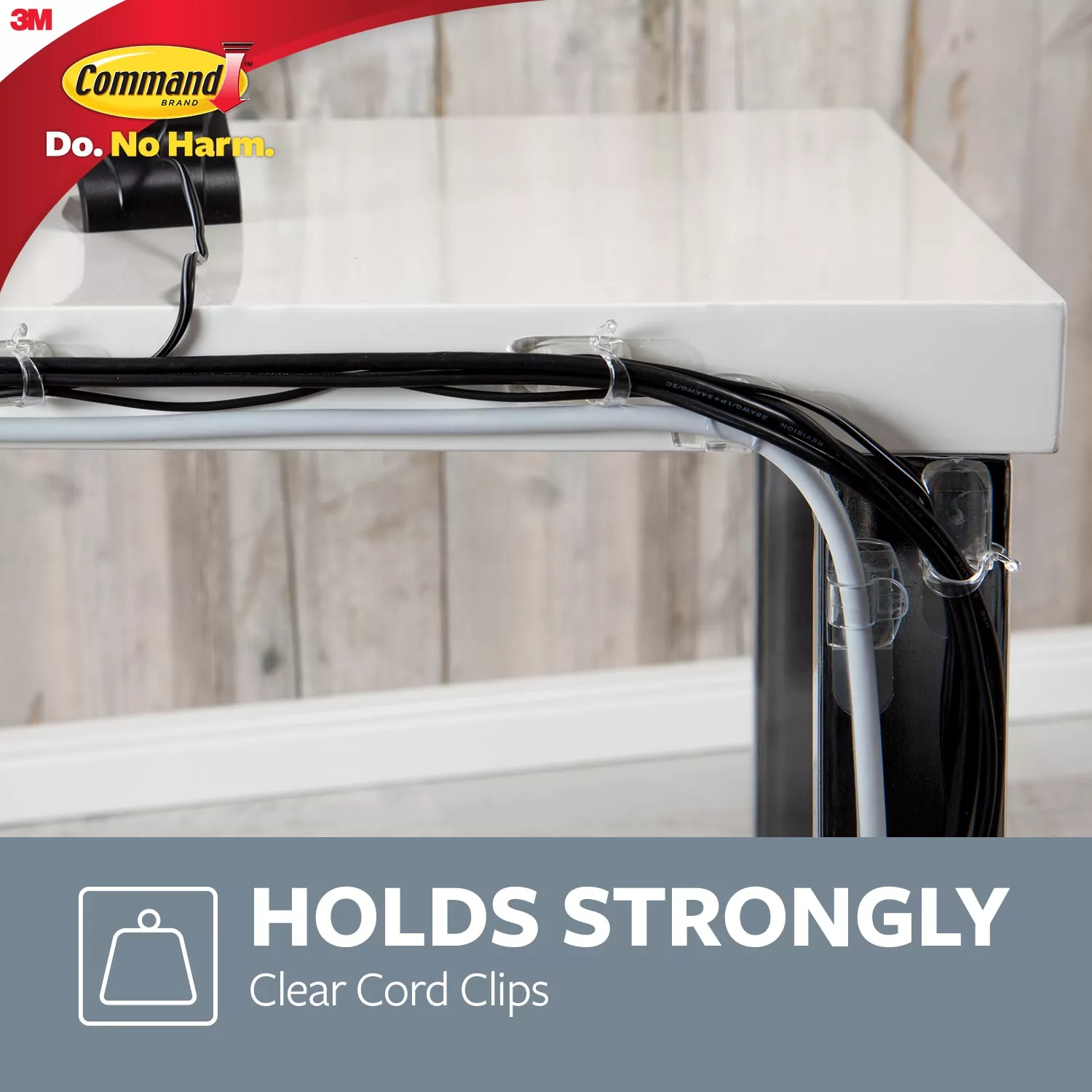 Product Number 17017 | Command™ Clear Round Cord Clips