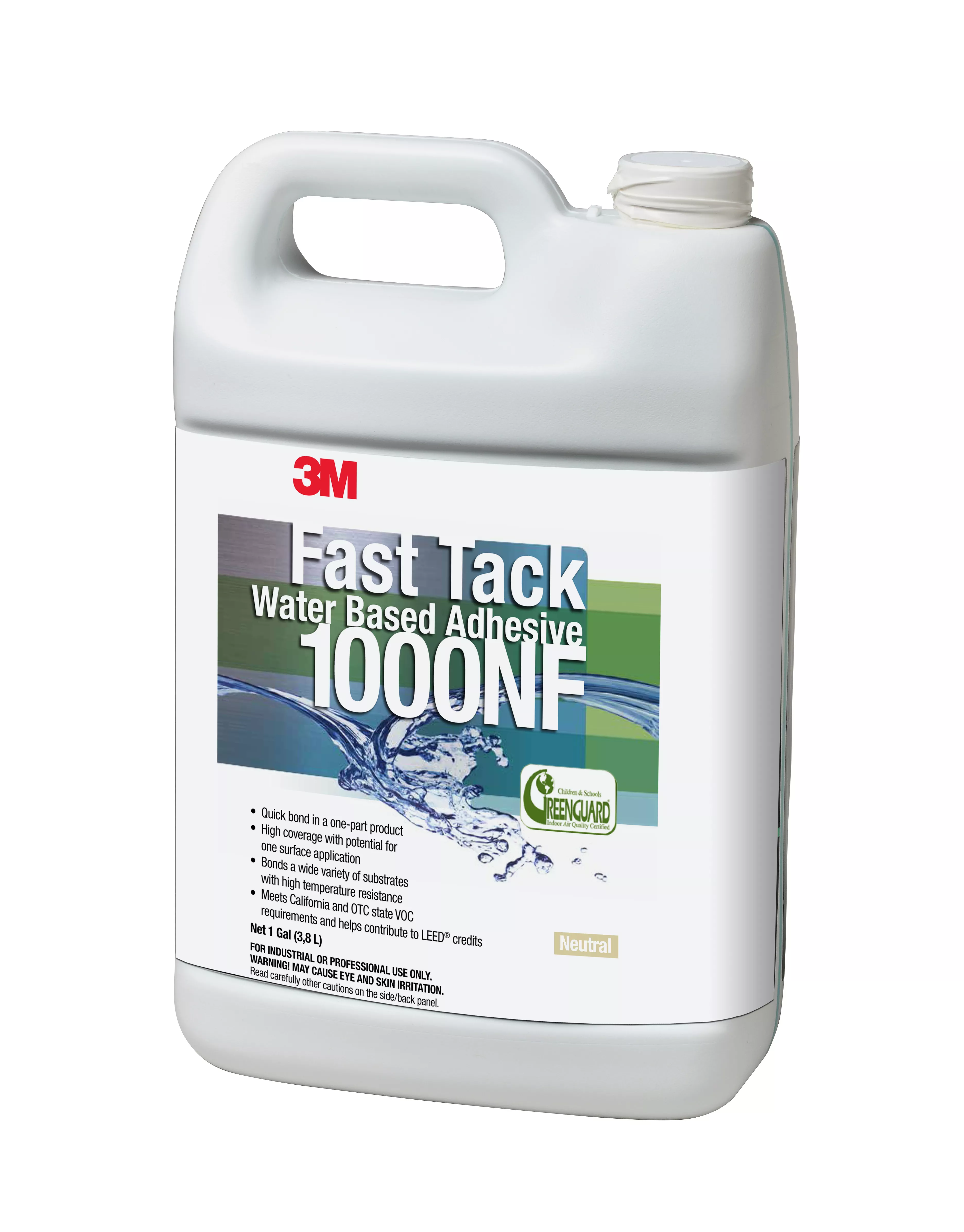 SKU 7100011610 | 3M™ Fast Tack Water Based Adhesive 1000NF