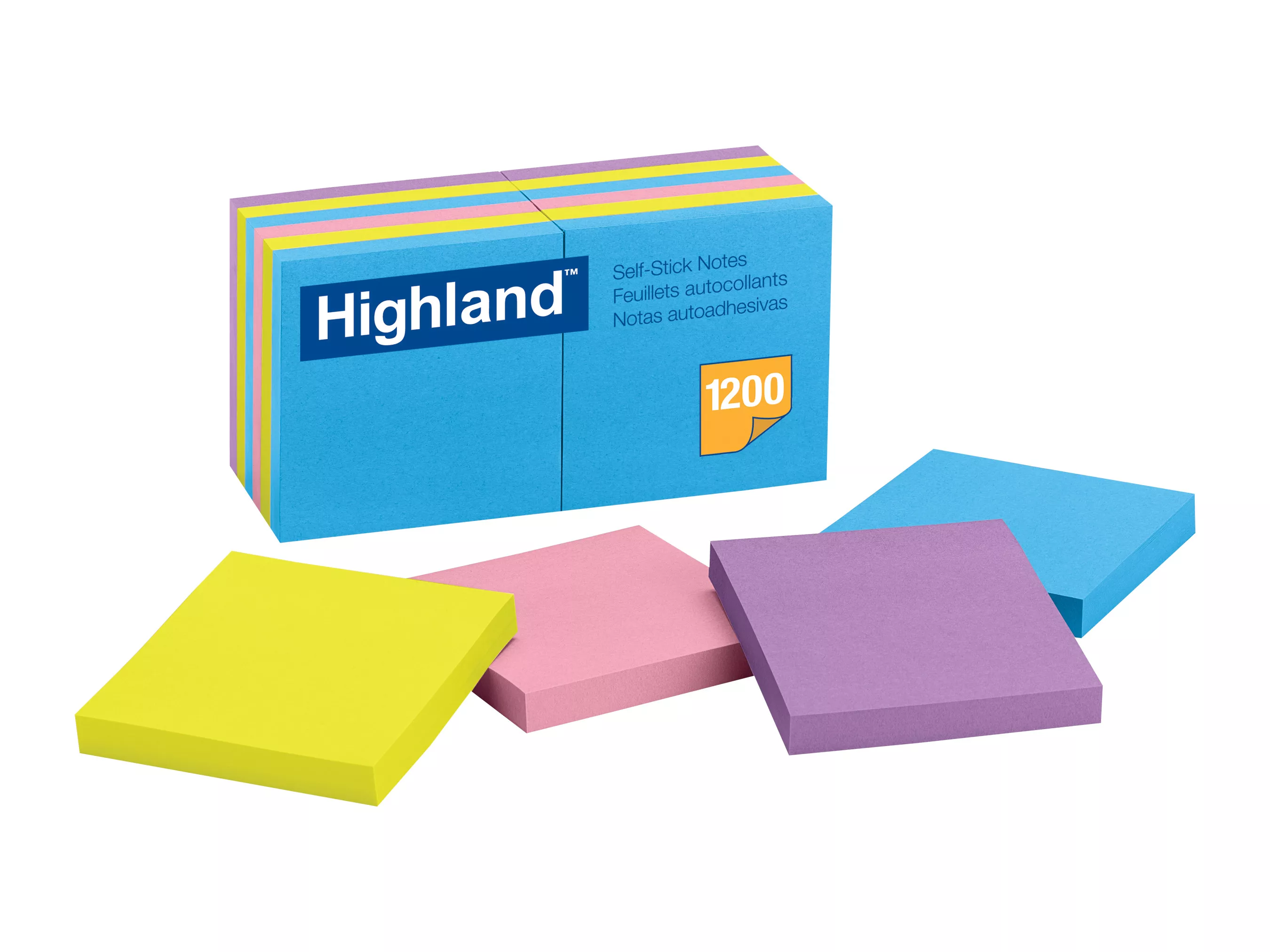 Highland™ Notes 6549-B, 3 in x 3 in (7.62 cm x 7.62 cm)