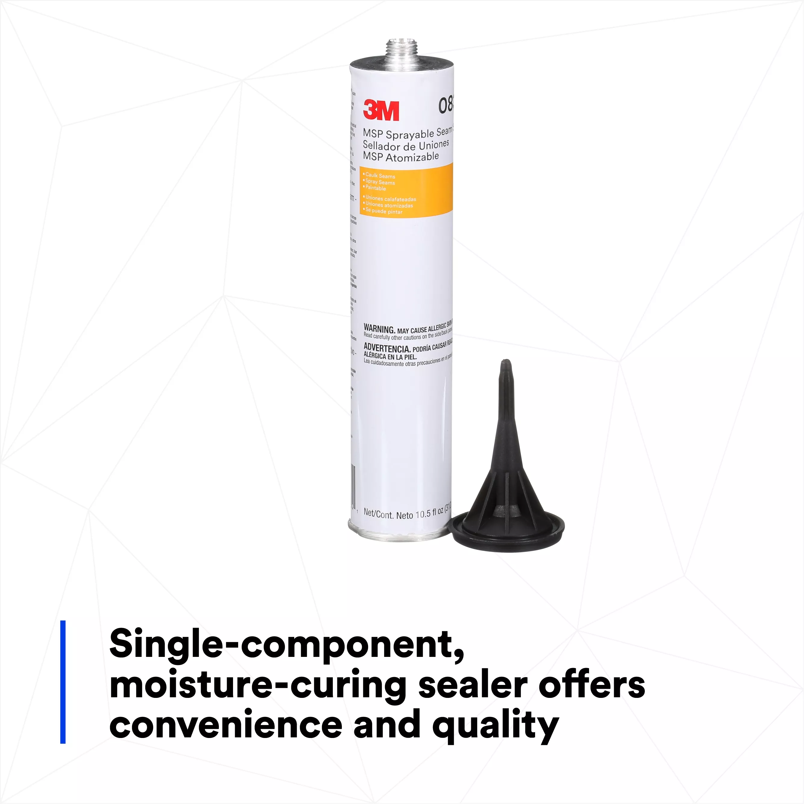 SKU 7000148239 | 3M™ MSP Sprayable Seam Sealer