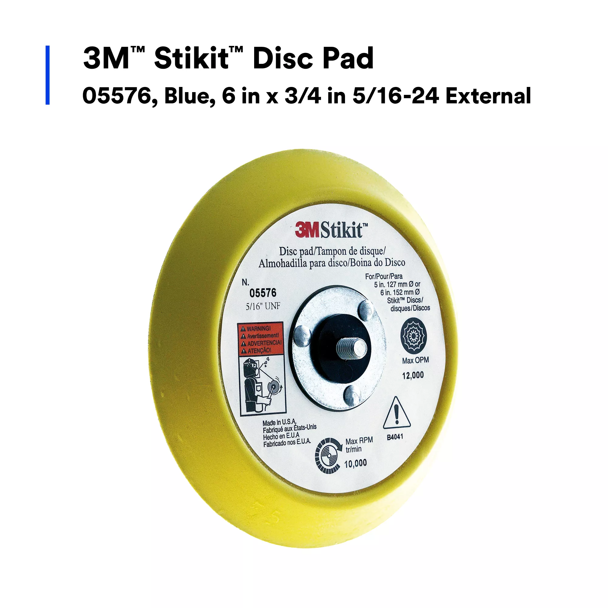 Product Number 5576 | 3M™ Stikit™ Abrasive Disc Back-up Pad05576