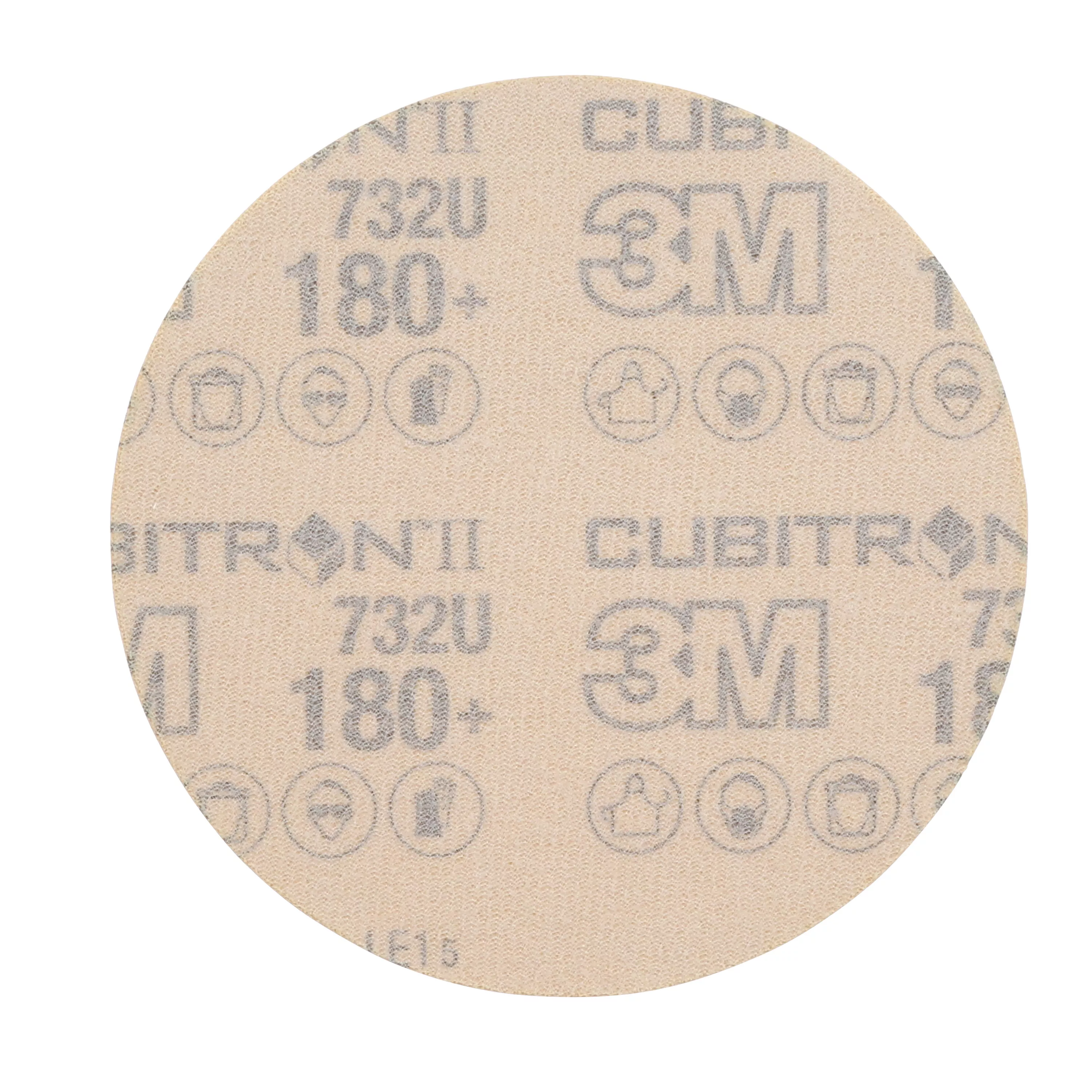 SKU 7100074886 | 3M™ Cubitron™ II Hookit™ Paper Disc 732U