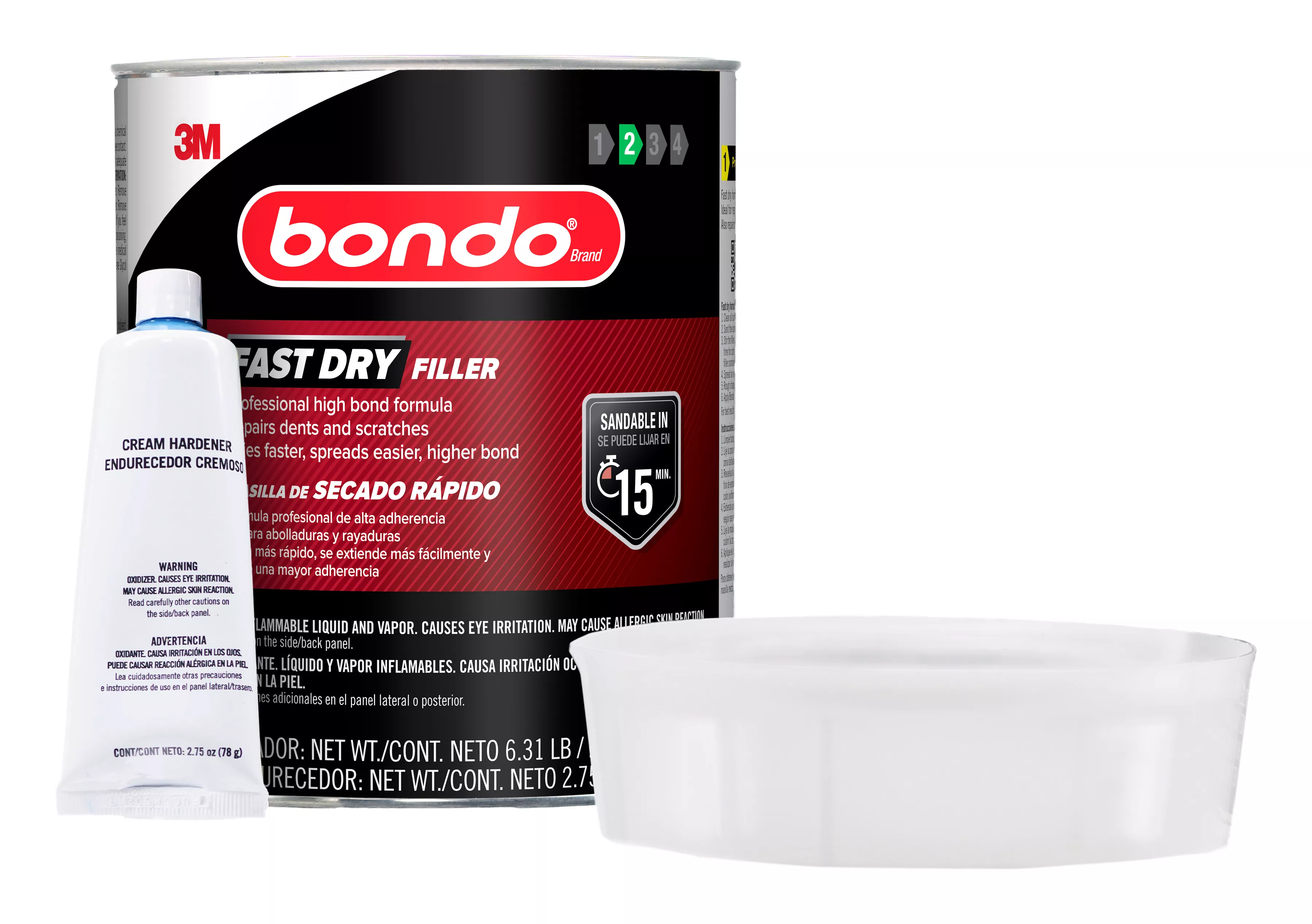Product Number FD-GAL-ES | Bondo® Fast Dry Filler FD-GAL-ES