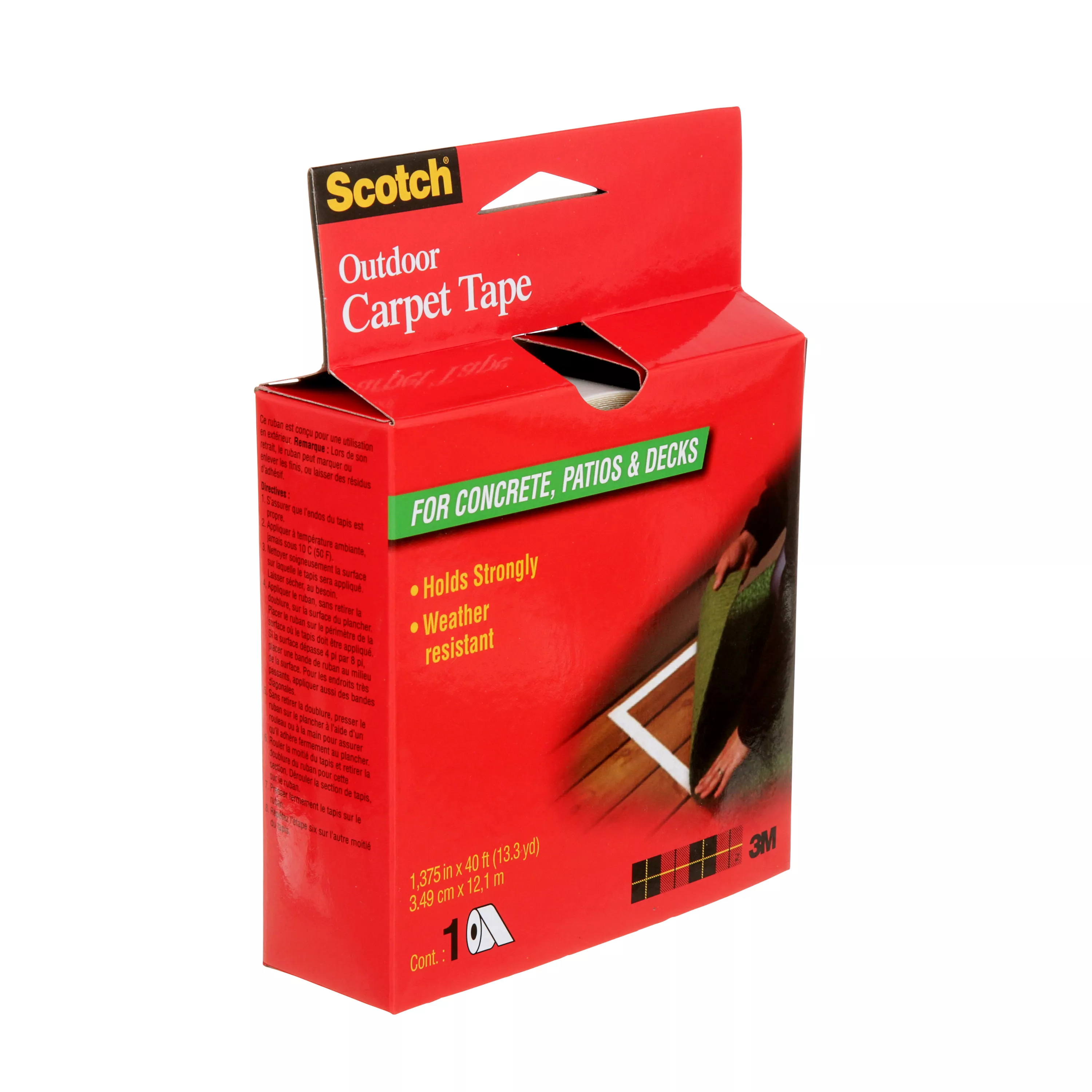 SKU 7010412385 | Scotch® Outdoor Carpet Tape