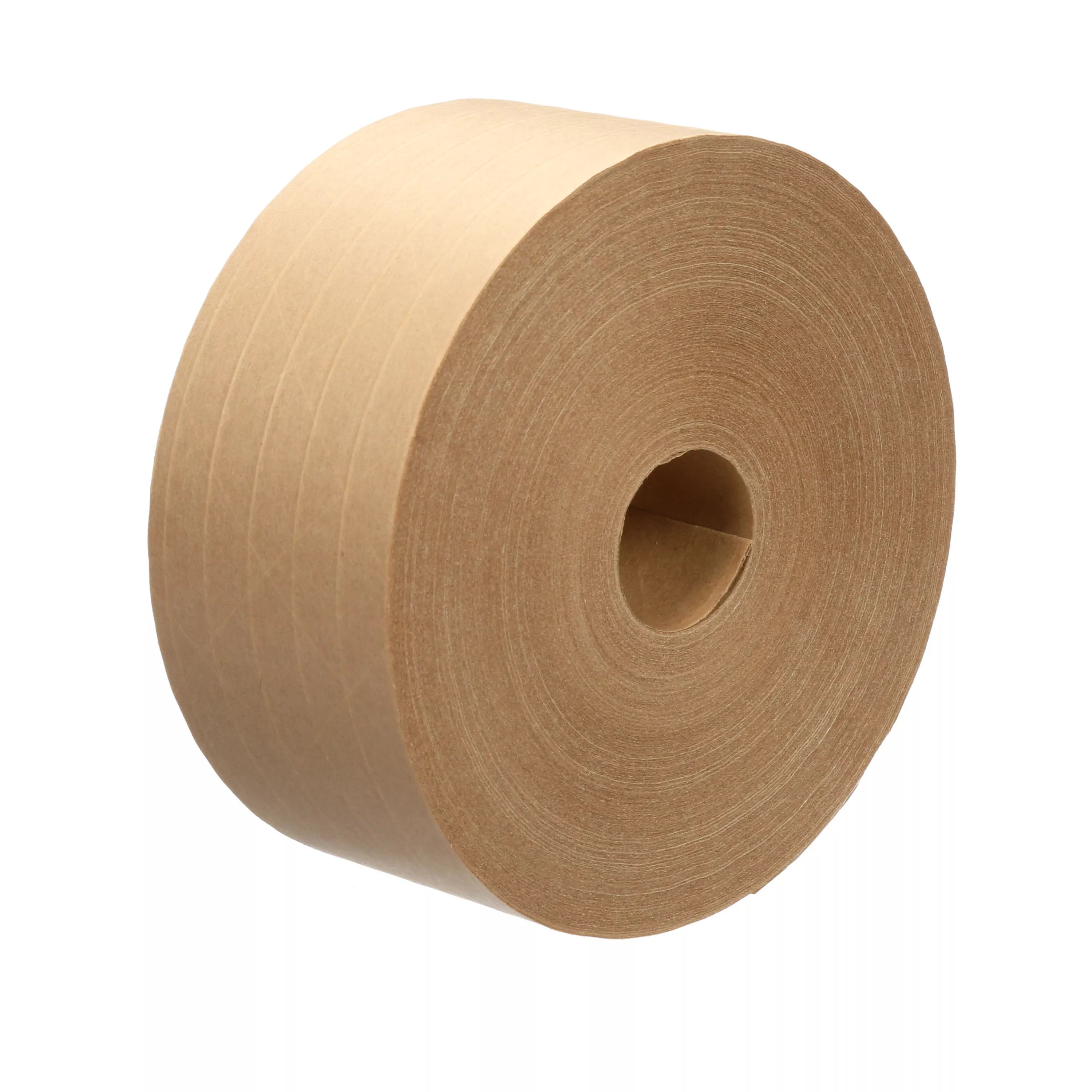 3M™ Water Activated Paper Tape 6145, Natural, Light Duty Reinforced, 3 inch x 600 ft, 10/Case