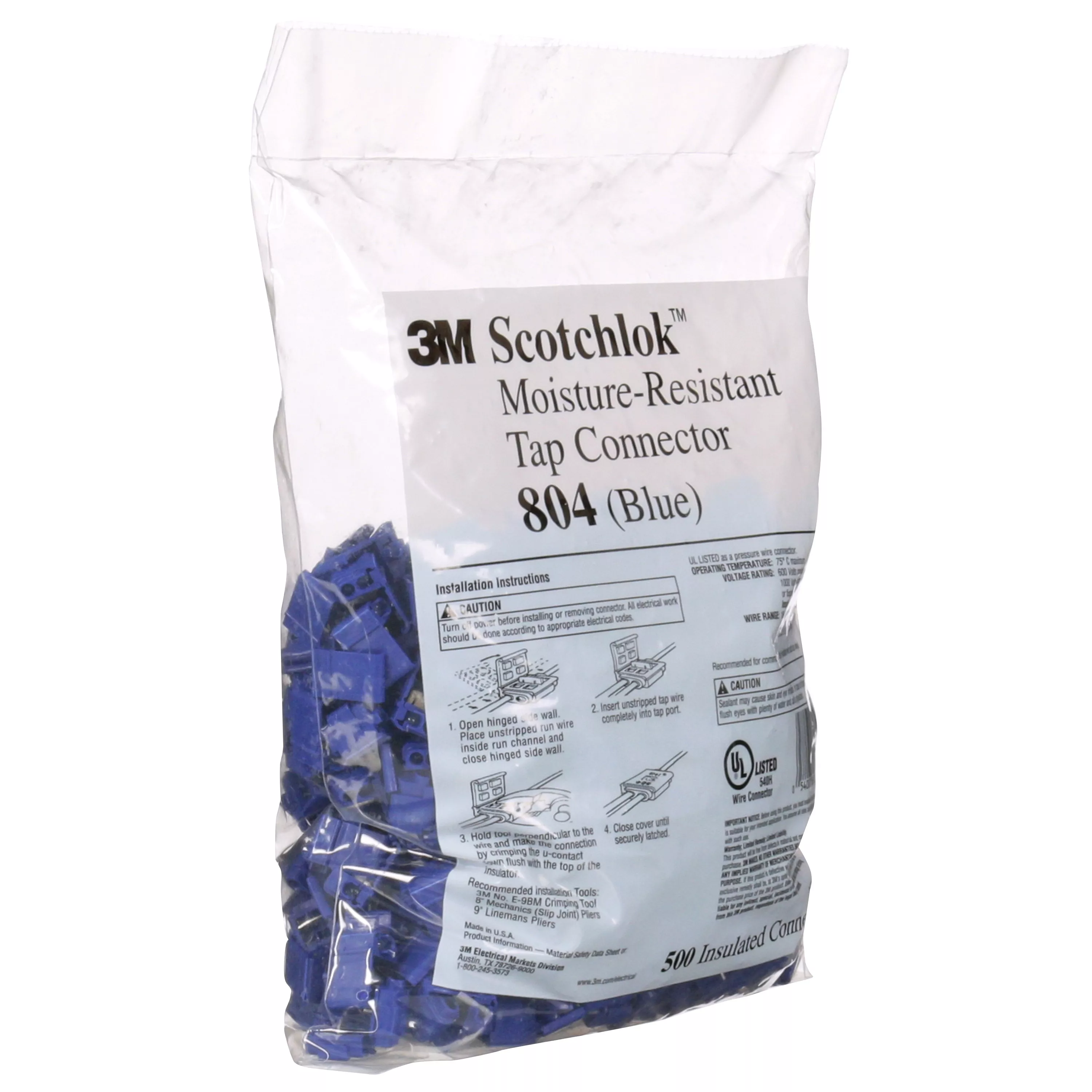 SKU 7100003537 | 3M™ Scotchlok™ Electrical IDC 804-BULK