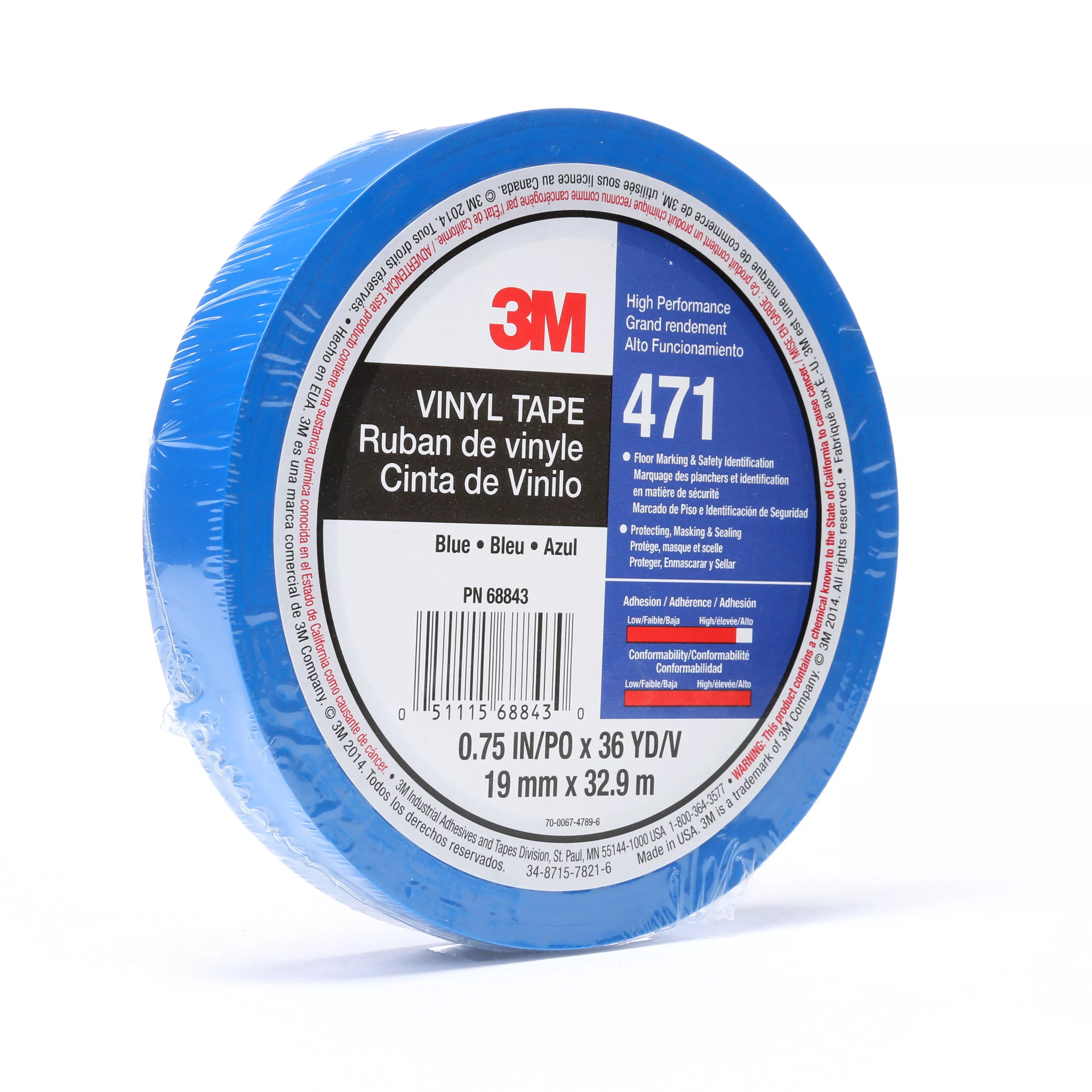 SKU 7100044653 | 3M™ Vinyl Tape 471