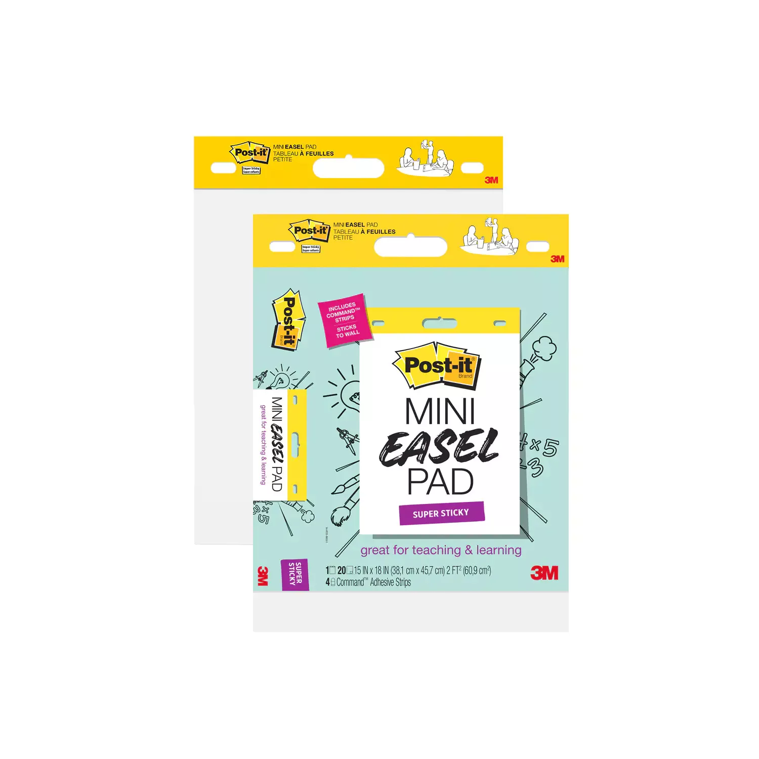 SKU 7100204109 | Post-it® Self-Stick Easel Pad 577SS-2PK