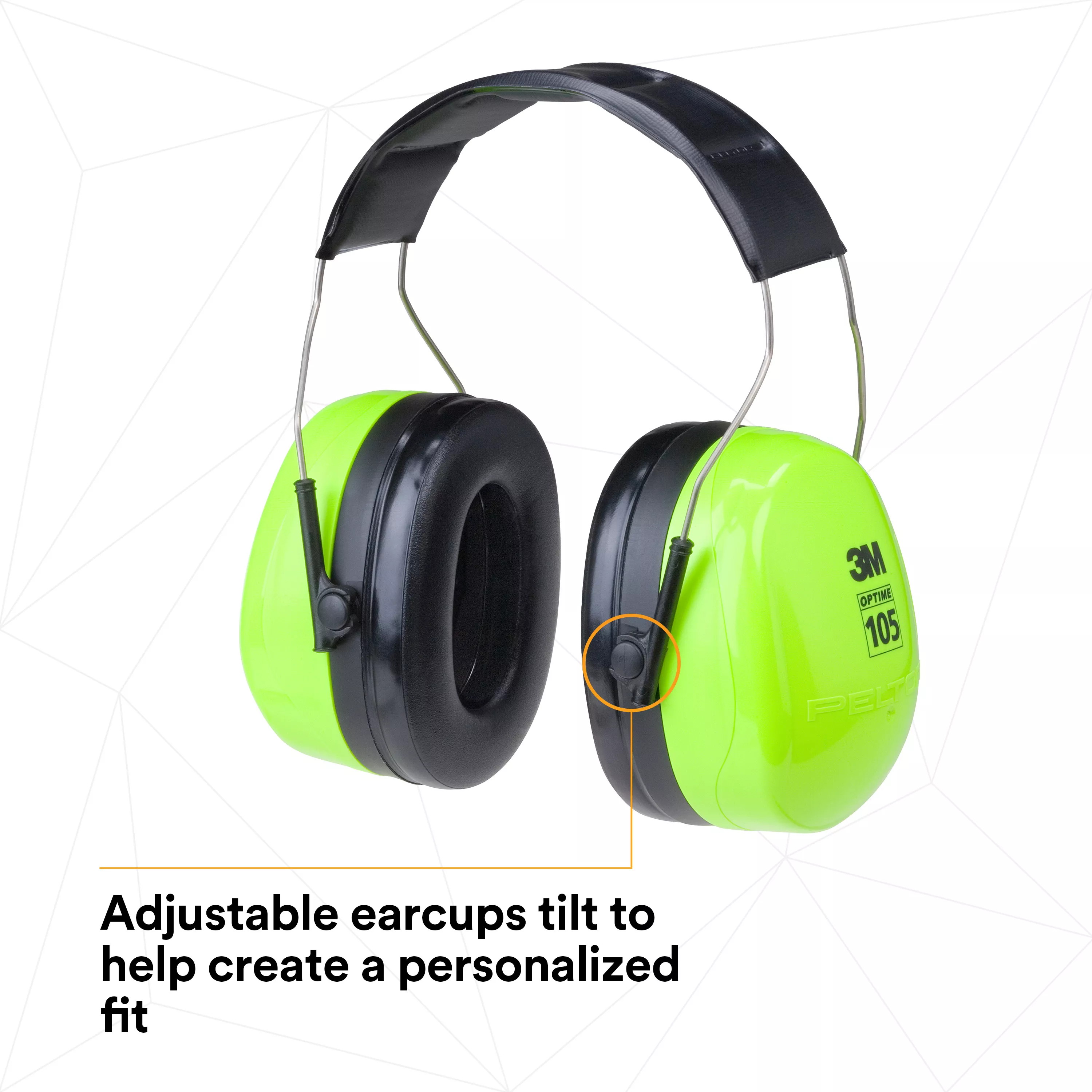 SKU 7100008764 | 3M™ PELTOR™ Optime™ 105 Earmuffs H10A HV