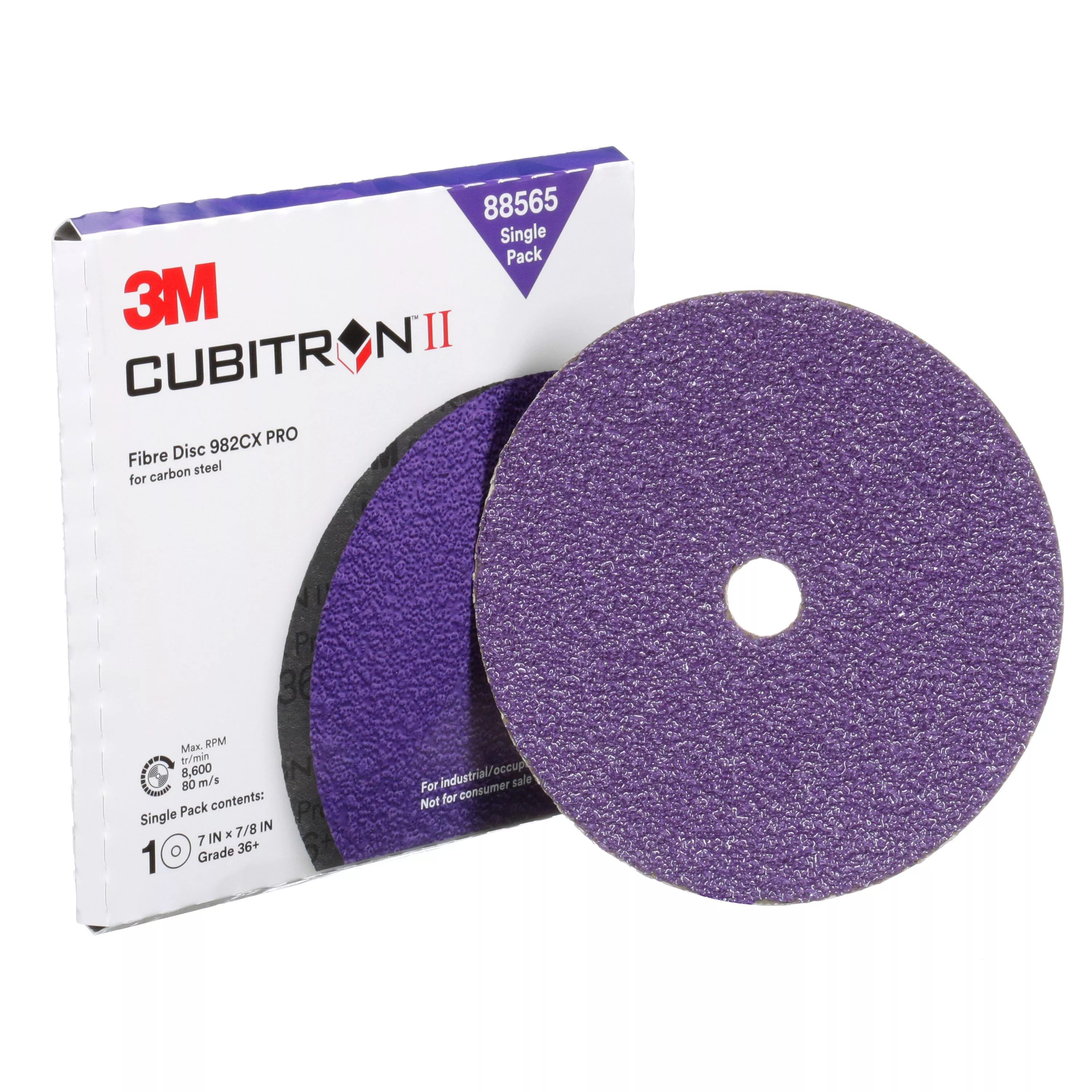 UPC 00638060885659 | 3M™ Cubitron™ II Fibre Disc 982CX Pro