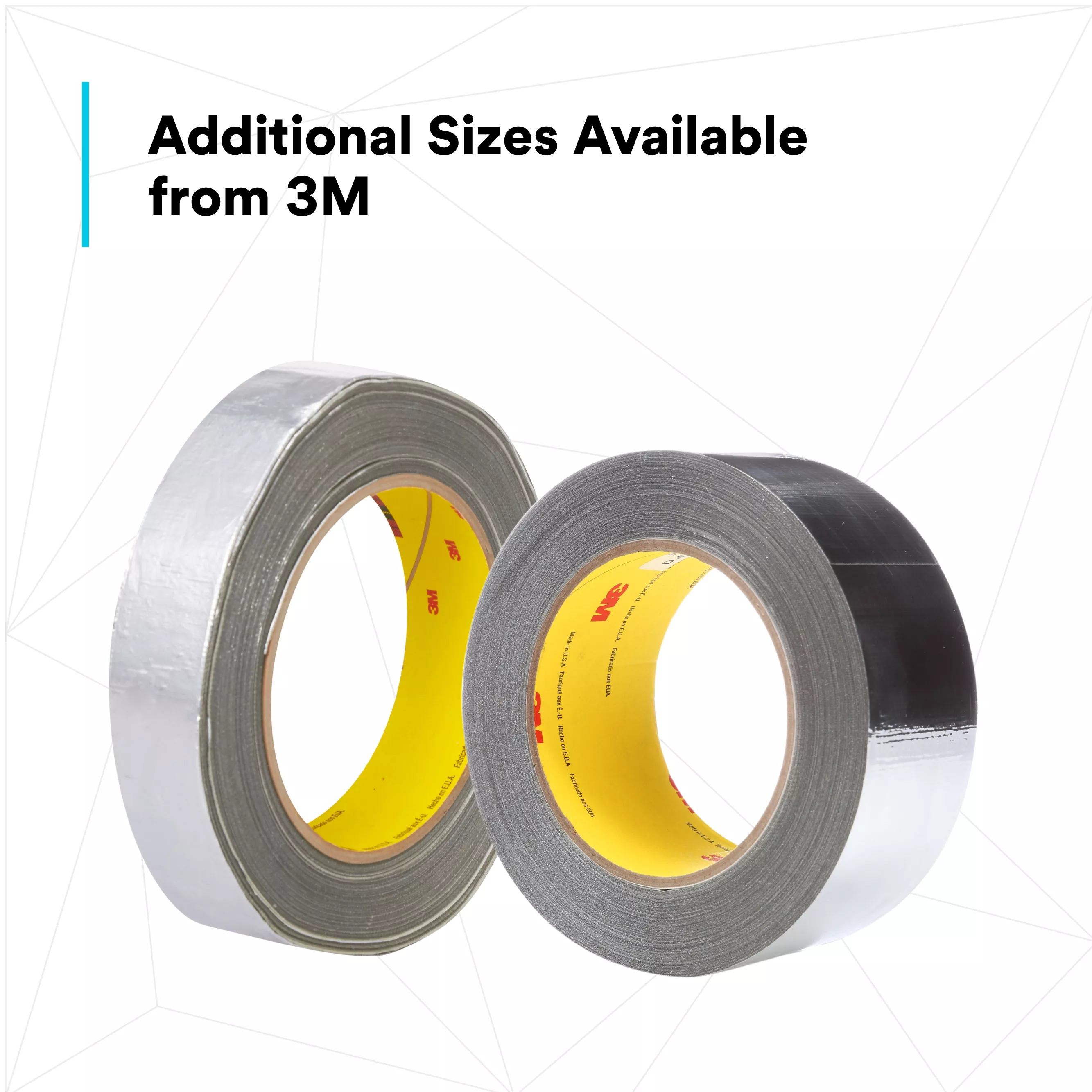 Product Number 363 | 3M™ High Temperature Aluminum Foil Glass Cloth Tape 363