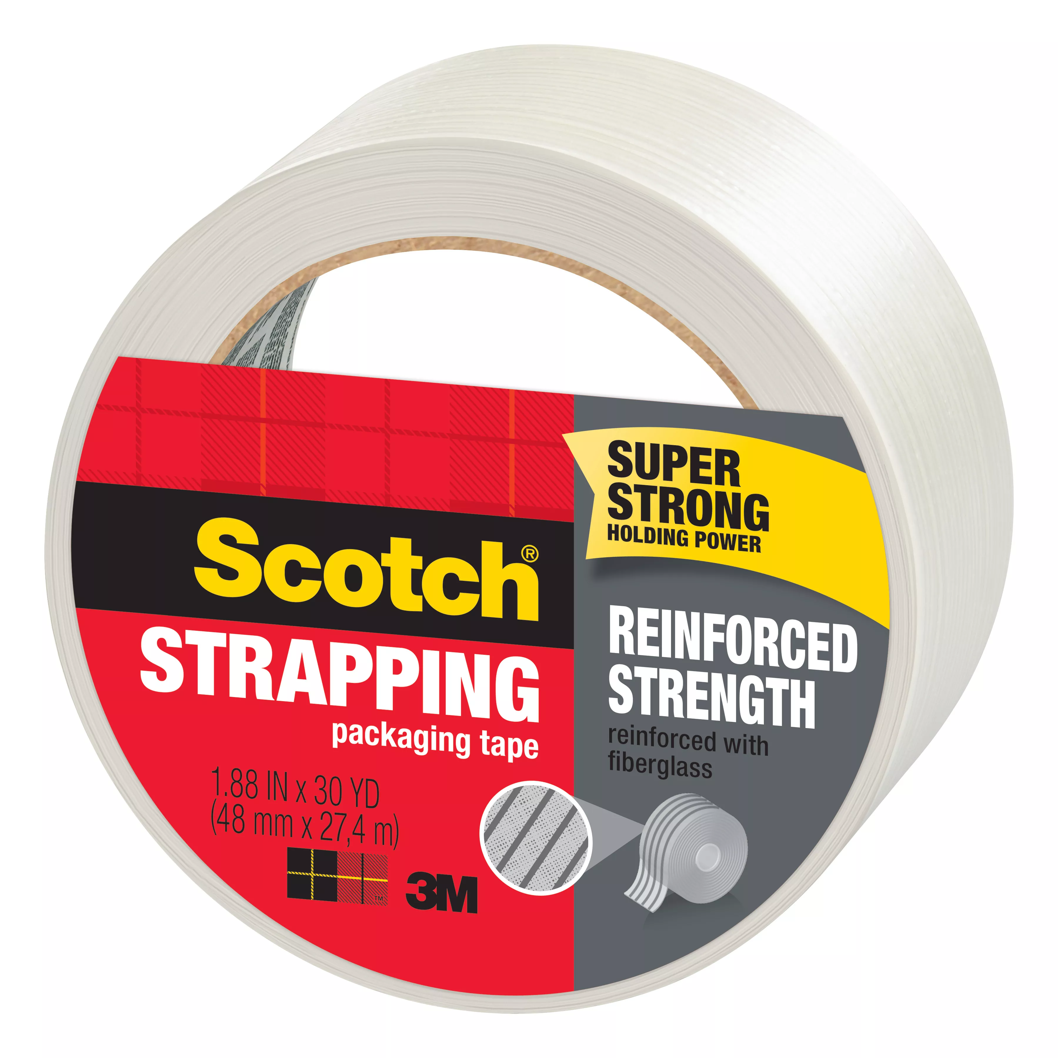 SKU 7010332969 | Scotch® Reinforced Strength Shipping Strapping Tape 8950-30