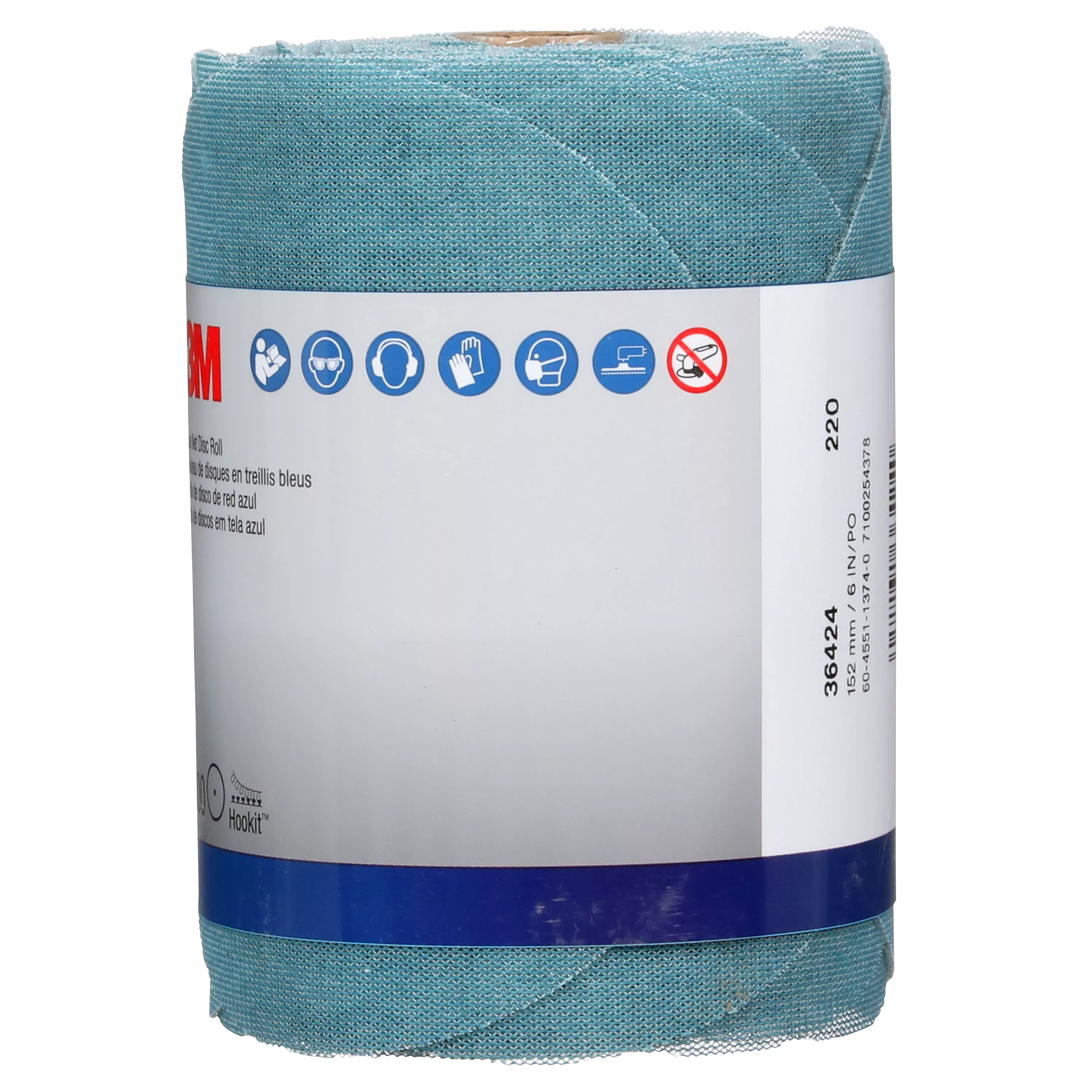 SKU 7100254378 | 3M™ Blue Net Disc Roll 36424