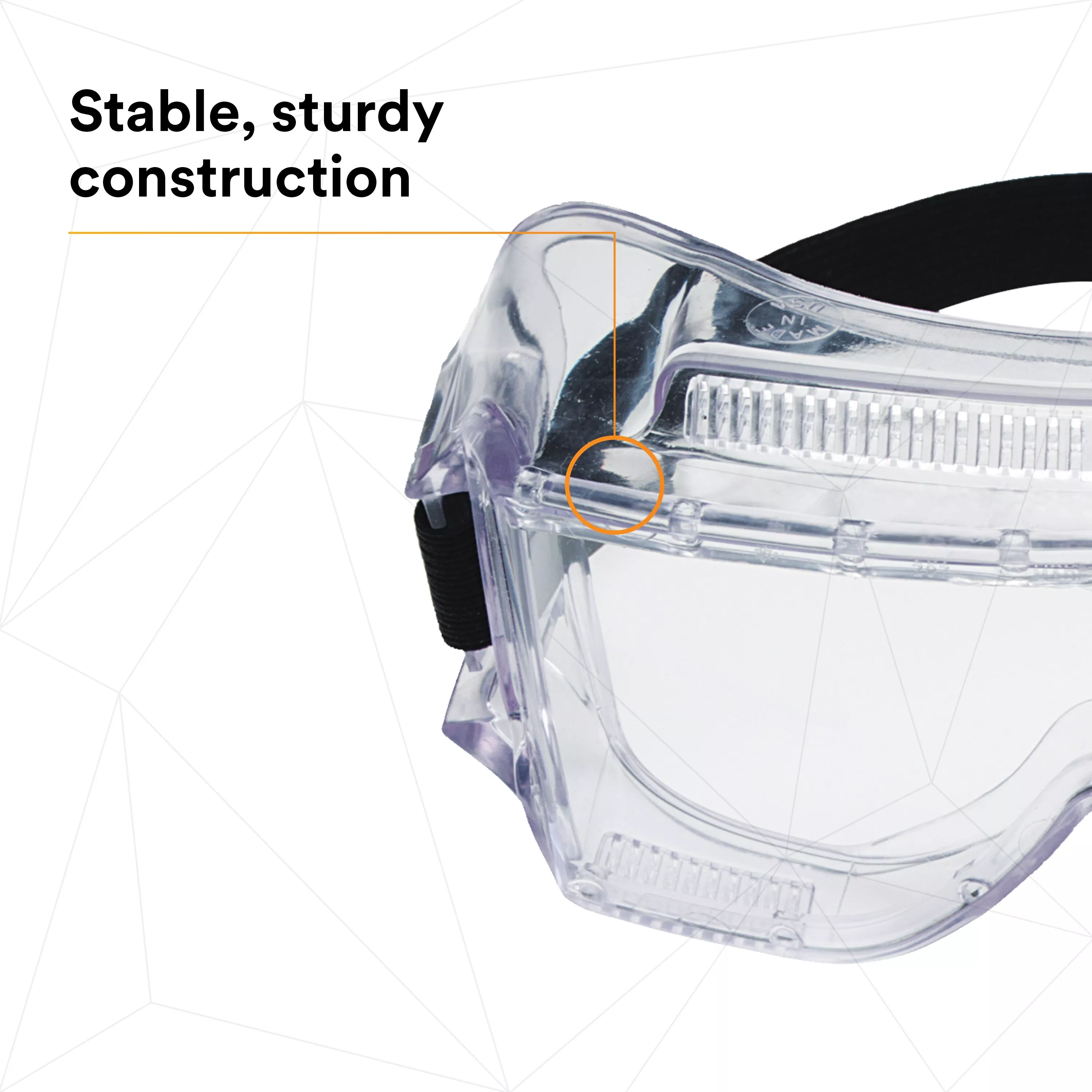 SKU 7000127564 | 3M™ Centurion™ Impact Safety Goggles 452 40300-00000-10