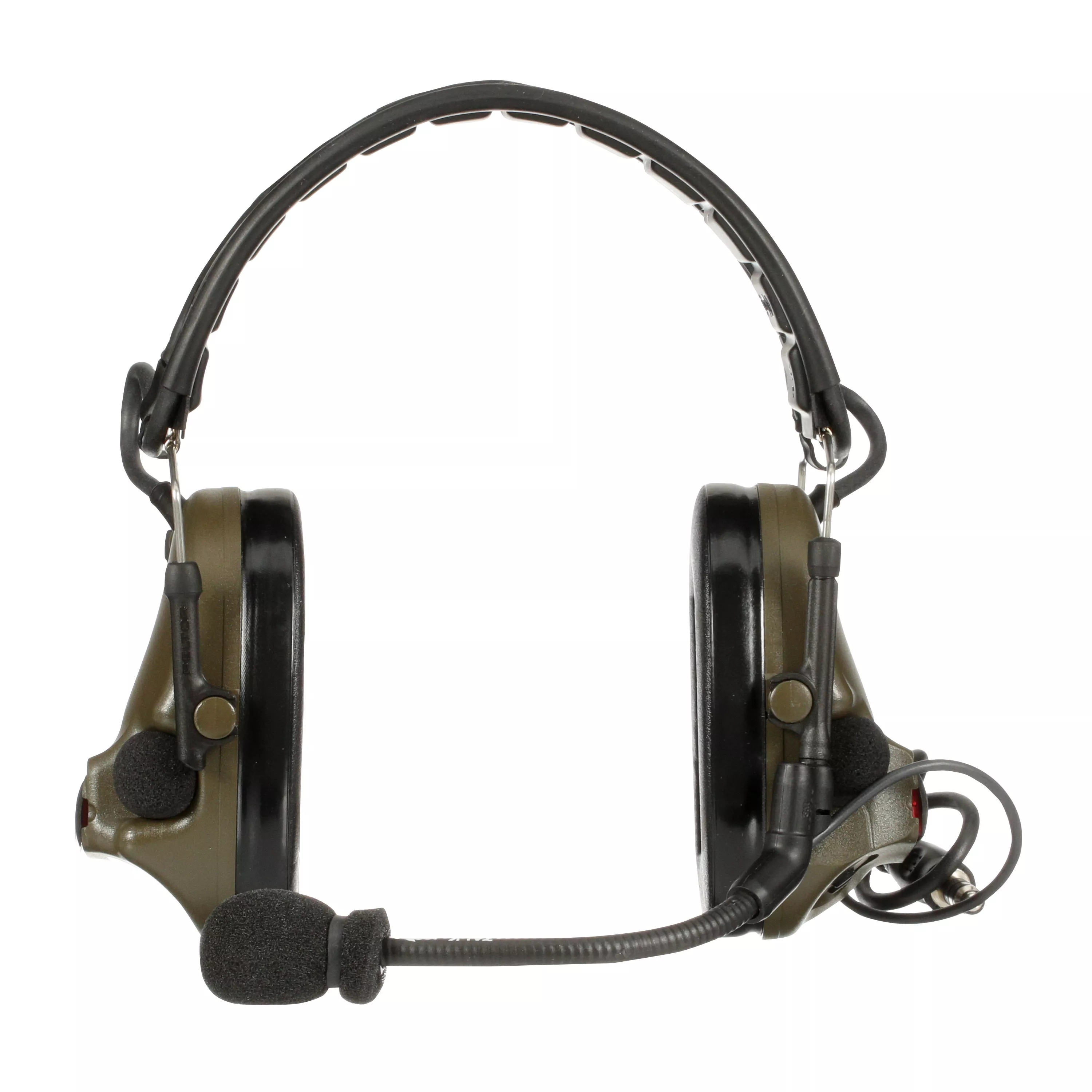 3M™ PELTOR™ ComTac™ V Headset MT20H682FB-47 GN, Foldable, Single Lead, Standard Dynamic Mic, NATO Wiring, Green, 10 ea/Case