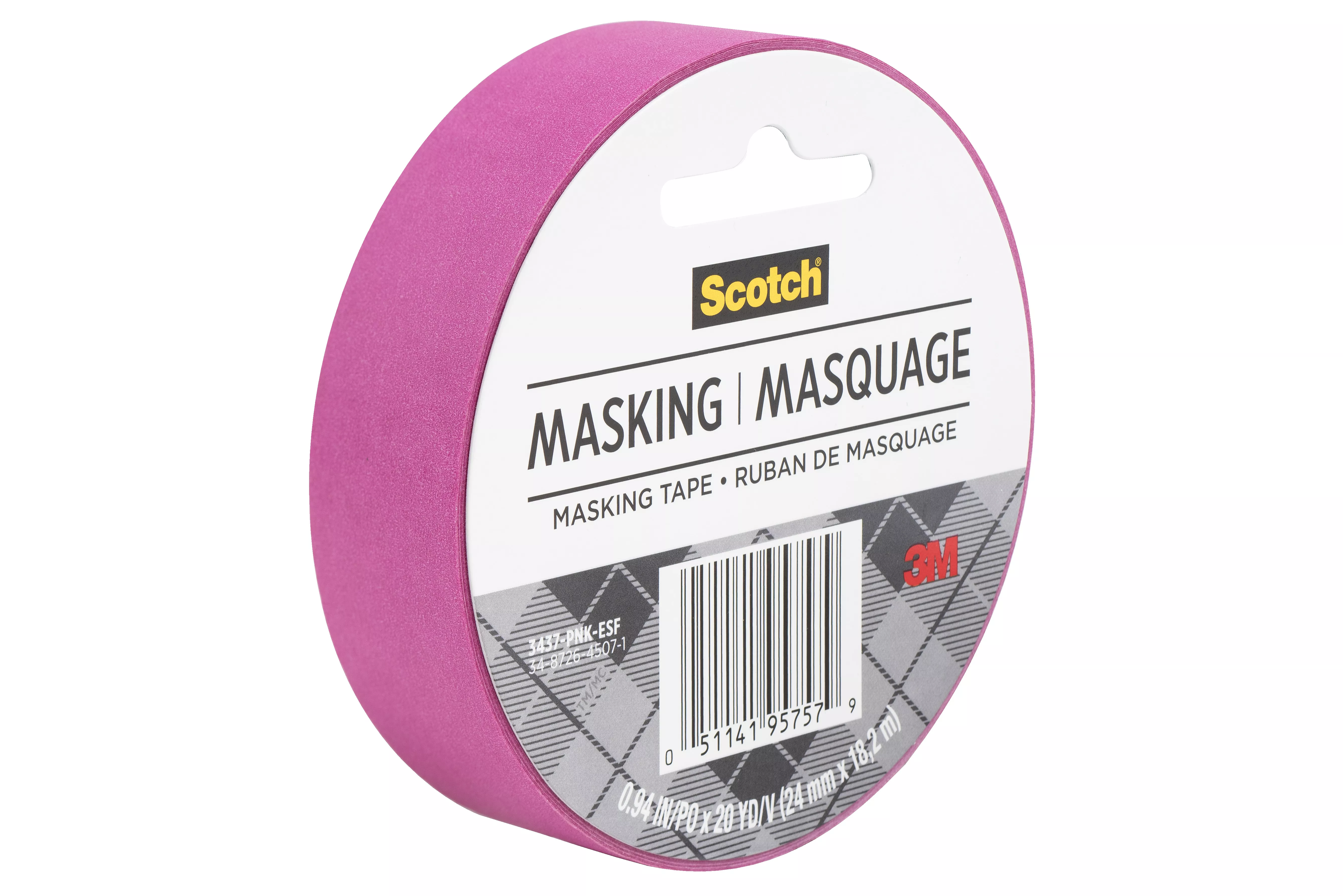 SKU 7000148334 | Scotch® Expressions Masking Tape 3437-PNK-ESF