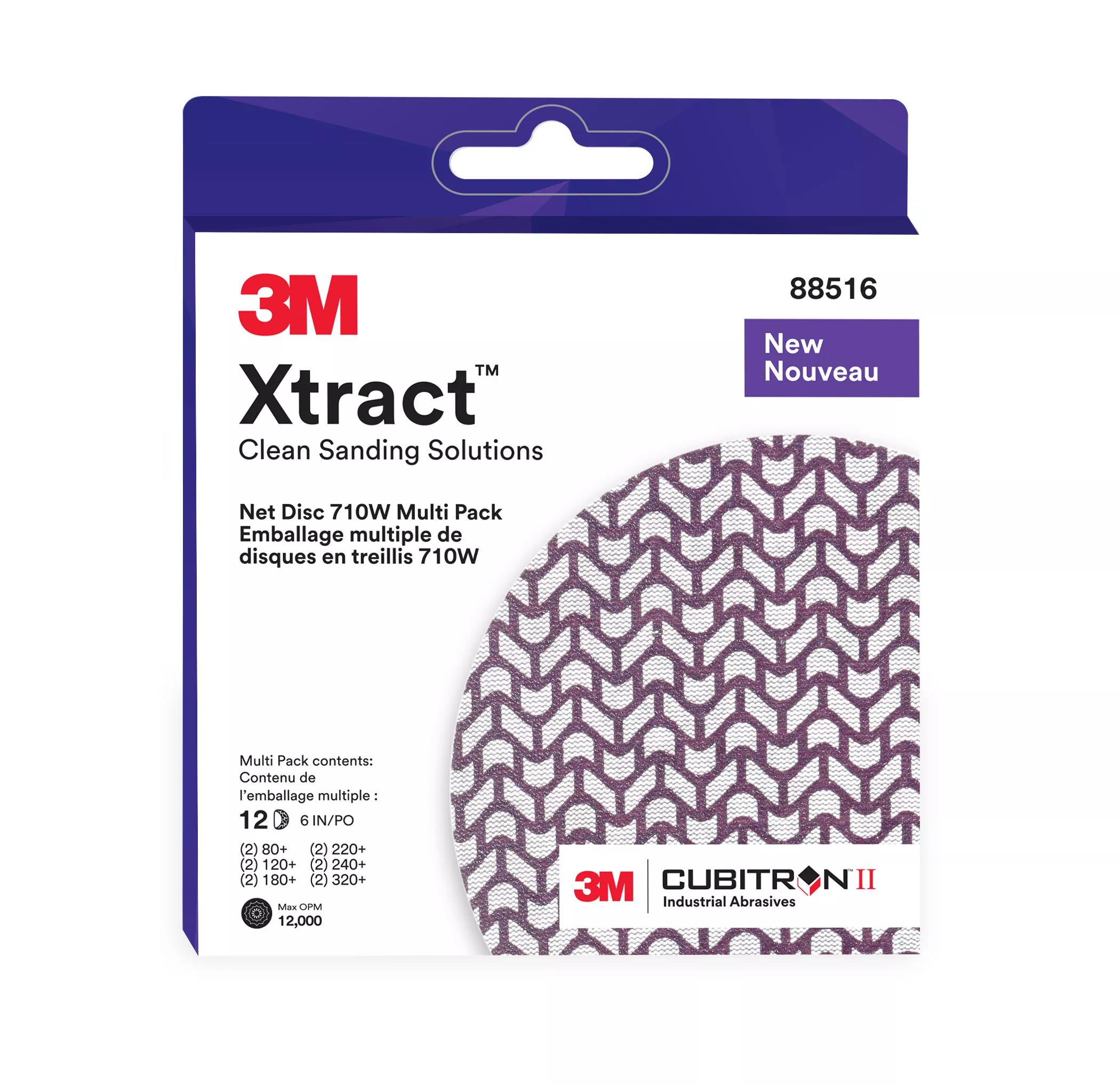 SKU 7100288312 | 3M Xtract™ Cubitron™ II Net Disc 710W