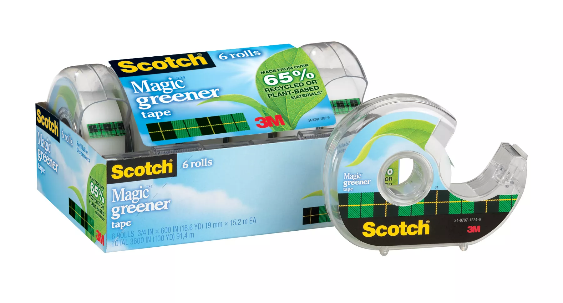 UPC 00051141334066 | Scotch® Magic™ Greener Tape 6123