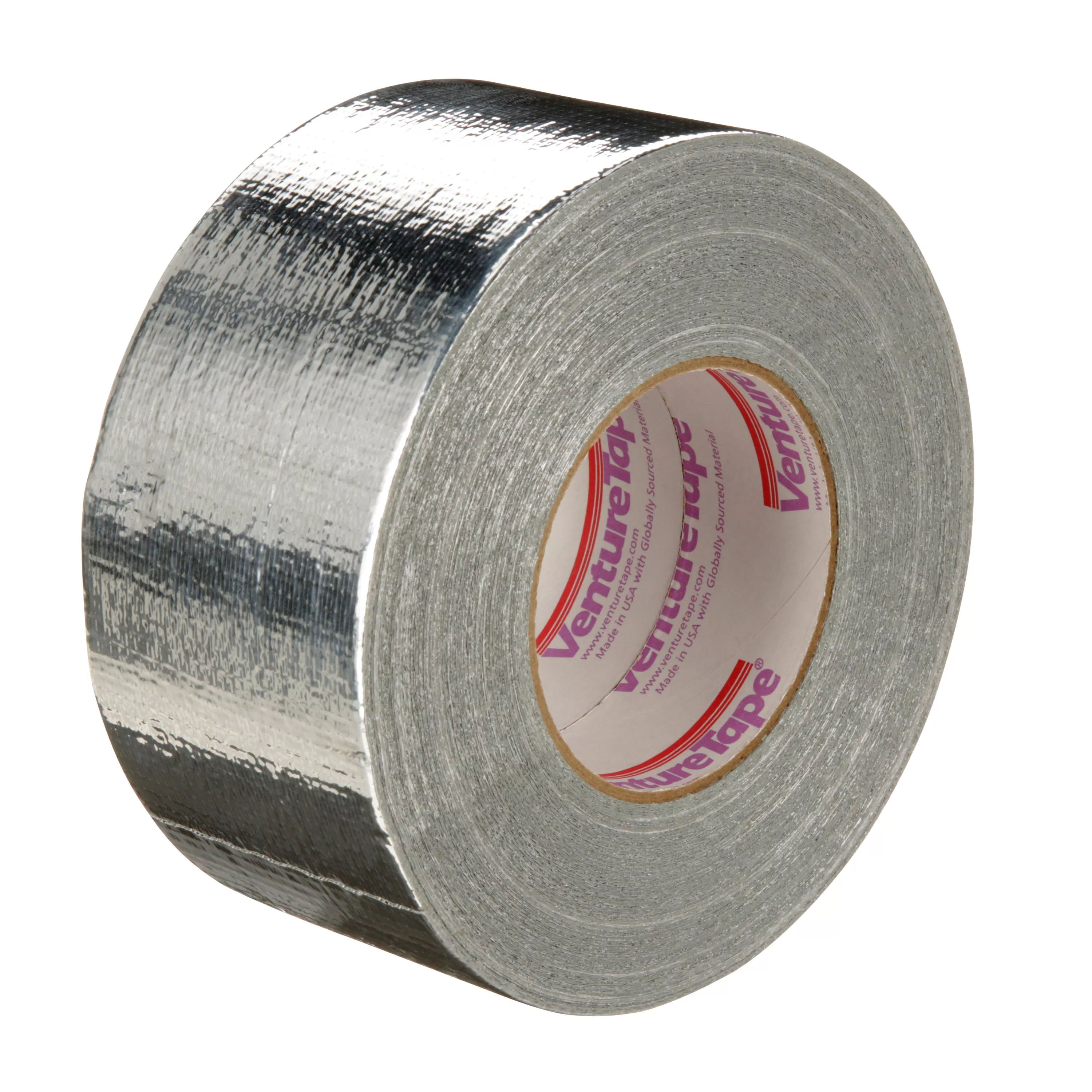 3M™ Venture Tape™ Metallized Cloth Duct Tape 1502, Silver, 72 mm x 55 m (2.83 in x 60.1 yd), 16/Case