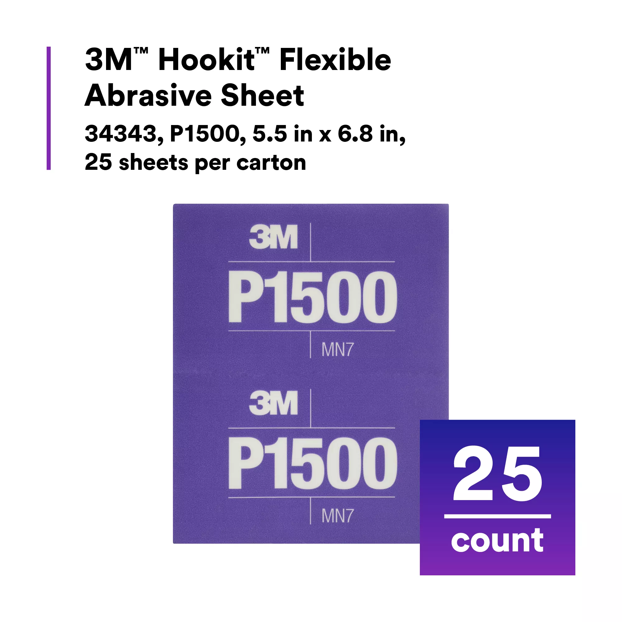 SKU 7100010565 | 3M™ Hookit™ Flexible Abrasive Sheet