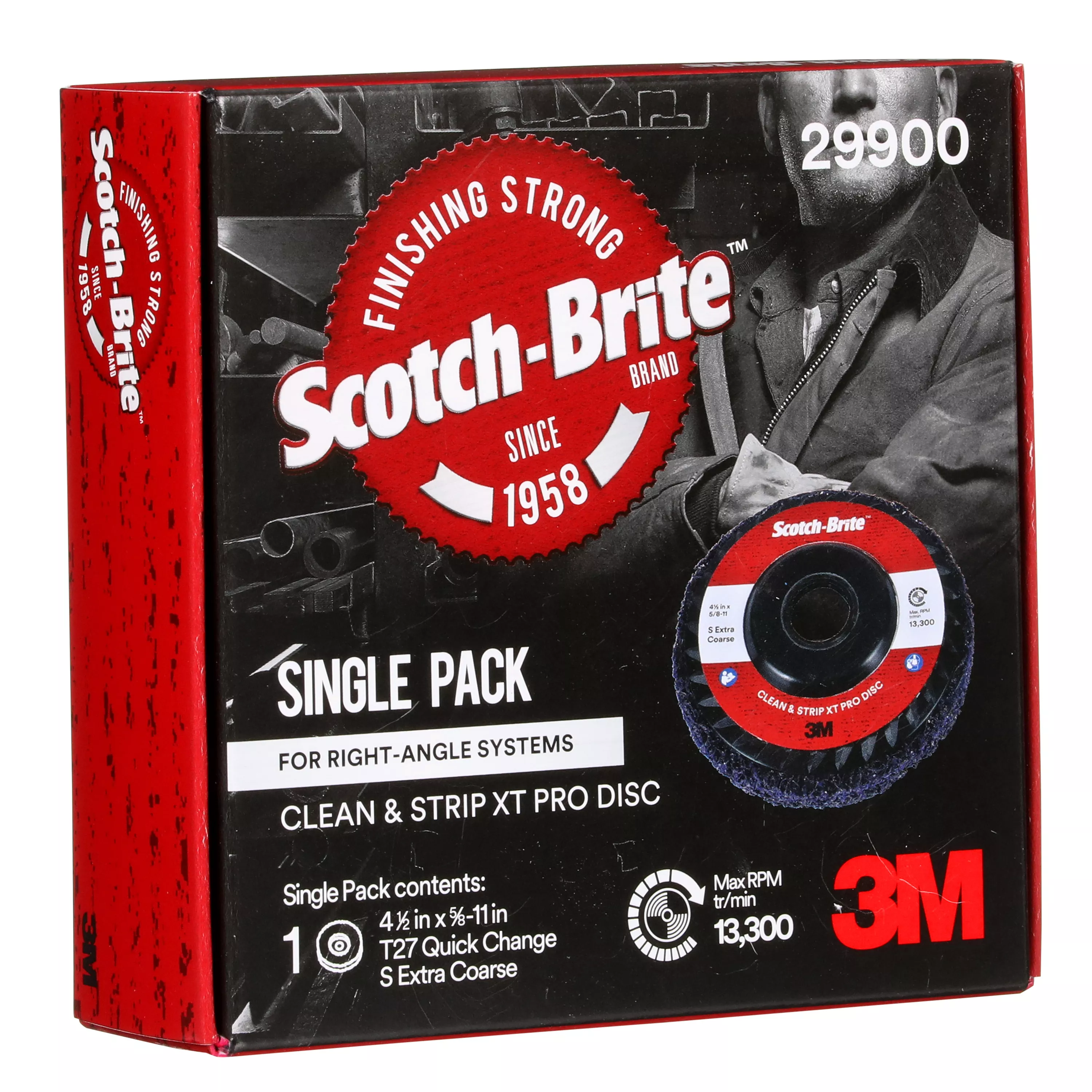 SKU 7100176093 | Scotch-Brite™ Clean and Strip XT Pro Disc