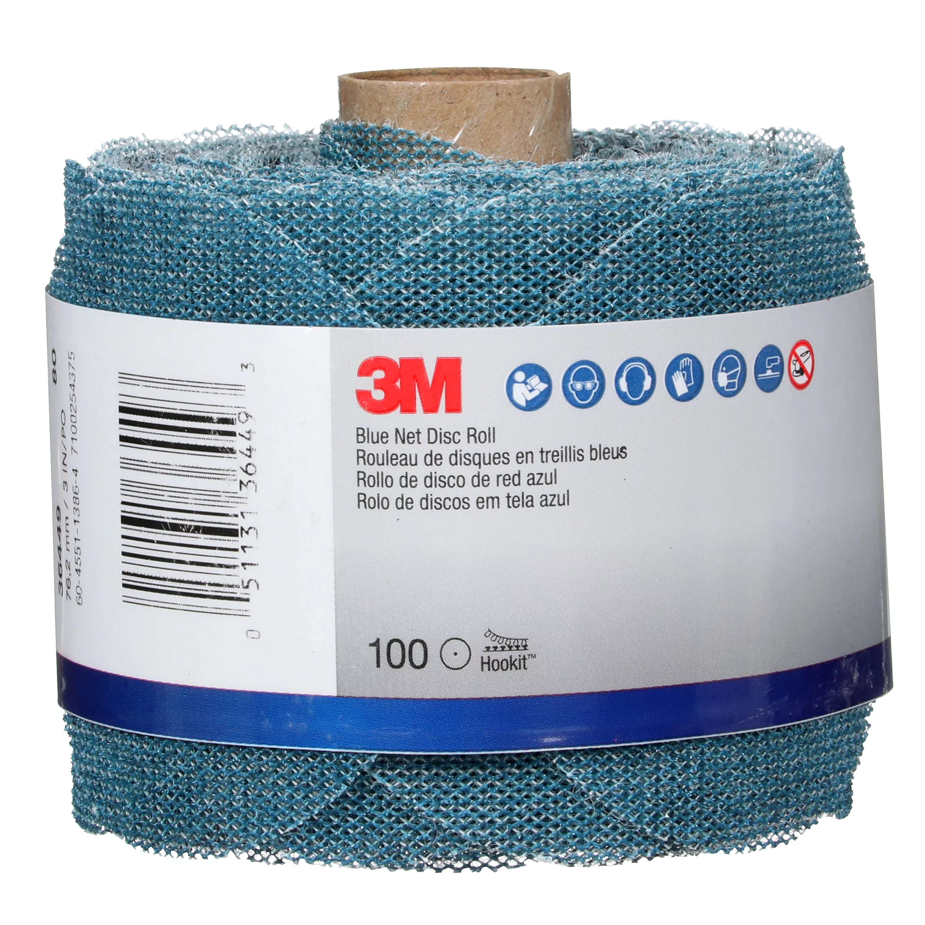 SKU 7100254375 | 3M™ Blue Net Disc Roll 36449