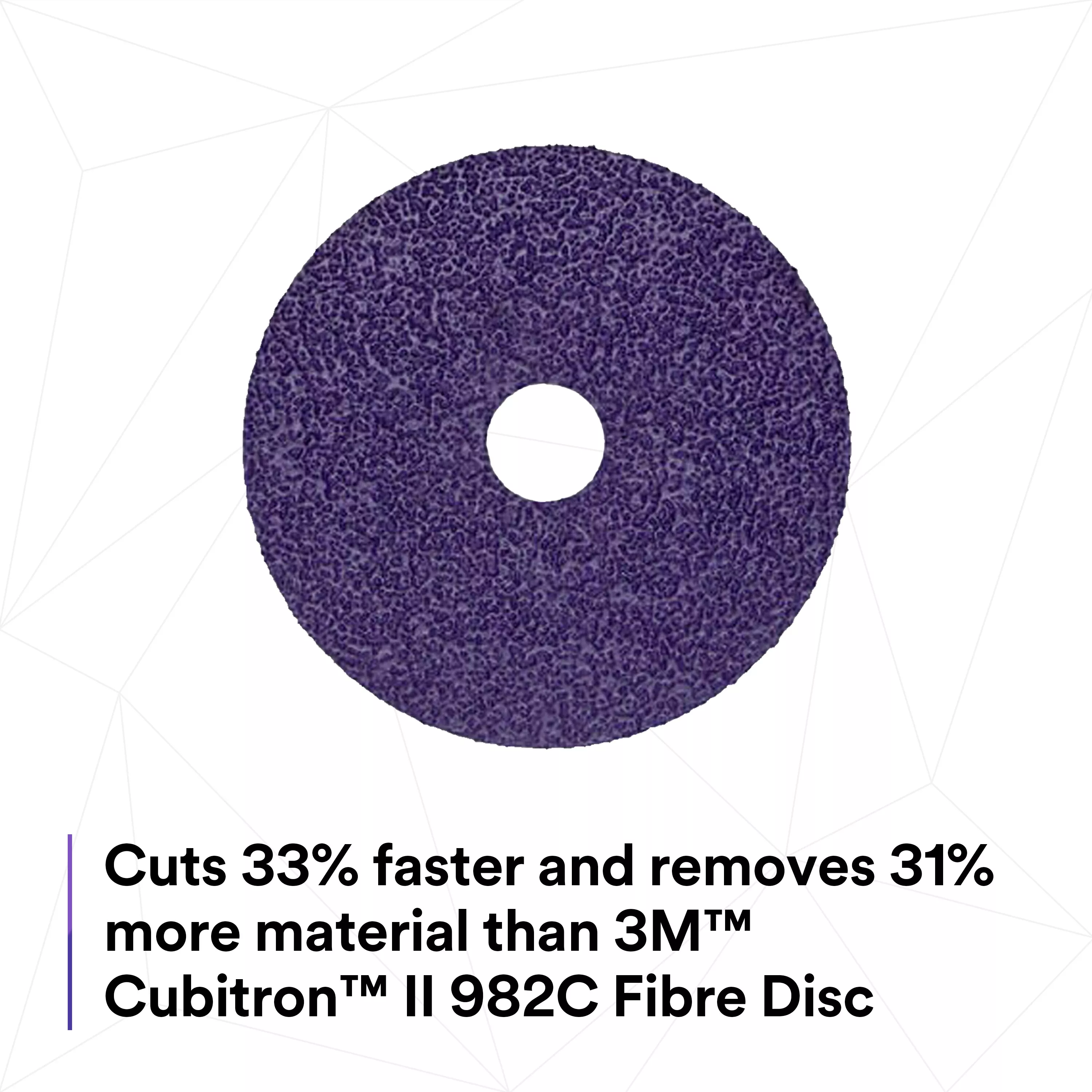 SKU 7100243137 | 3M™ Cubitron™ II Fibre Disc 982CX Pro