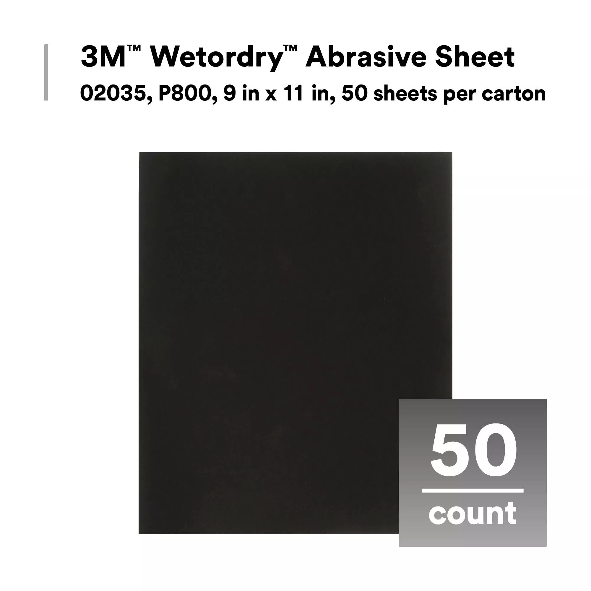 SKU 7000028324 | 3M™ Wetordry™ Abrasive Sheet 213Q