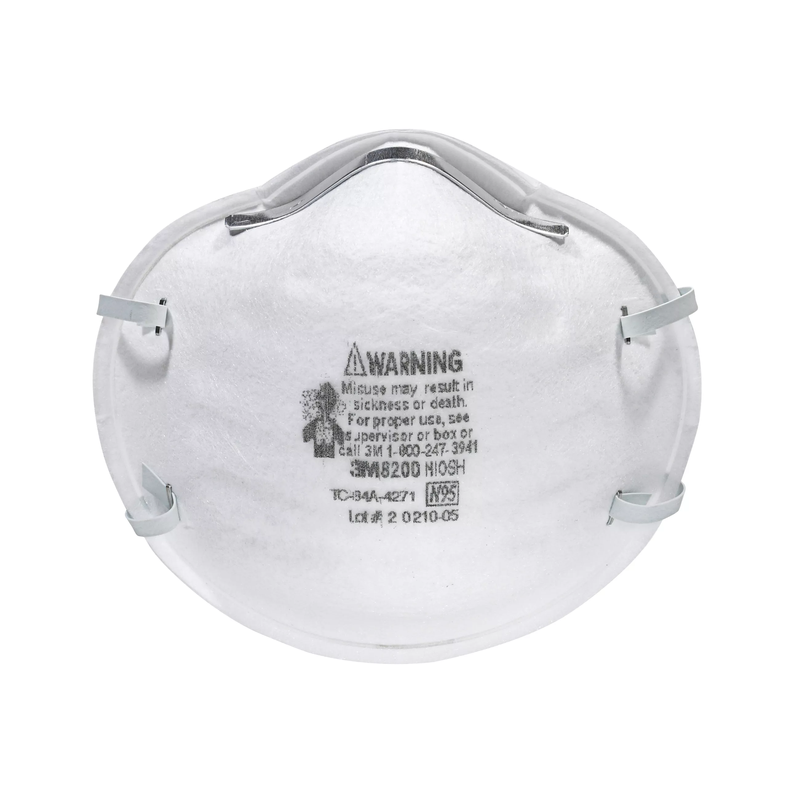 SKU 7100159546 | 3M™ Sanding and Fiberglass Respirator N95 Particulate