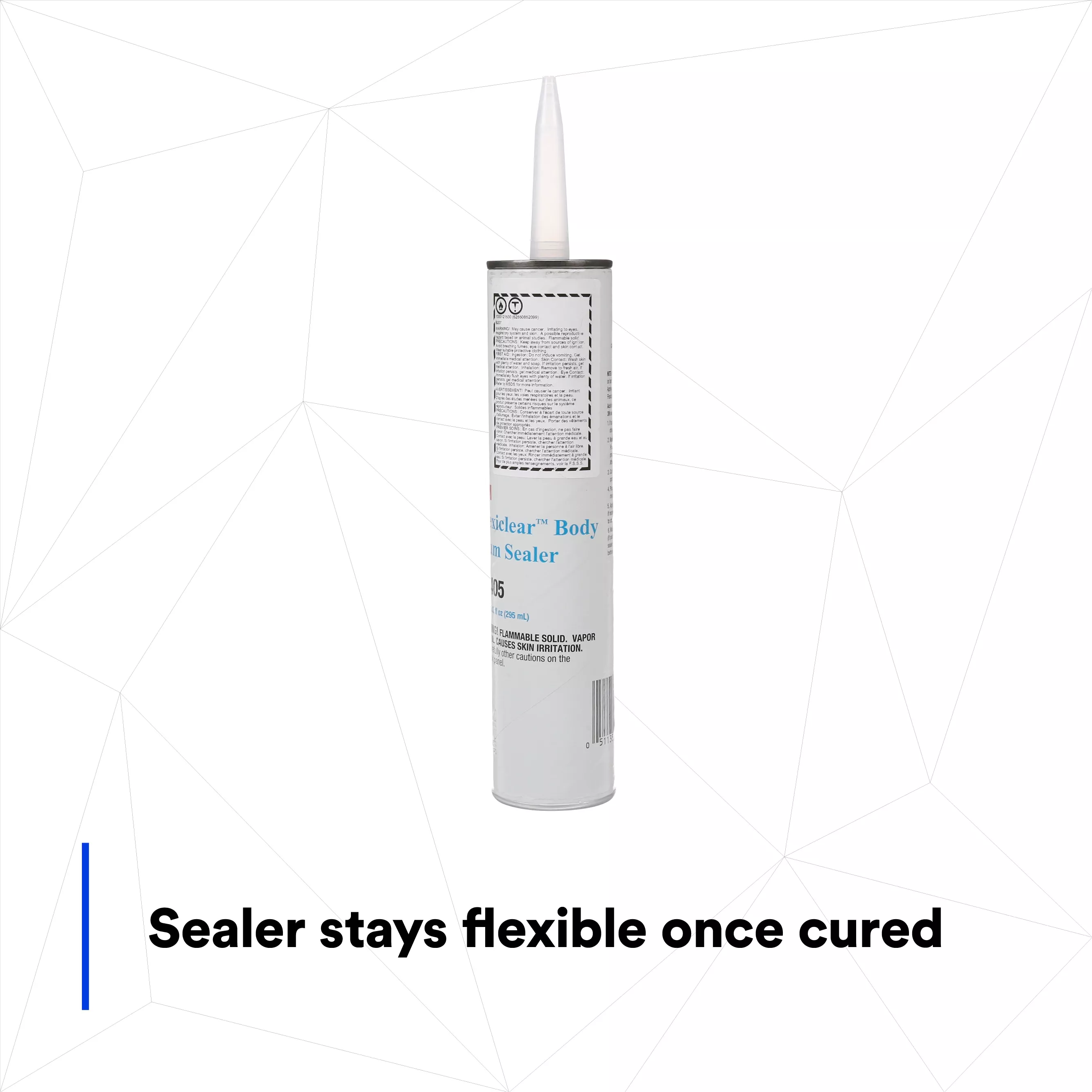 SKU 7000121530 | 3M™ Flexiclear™ Body Seam Sealer