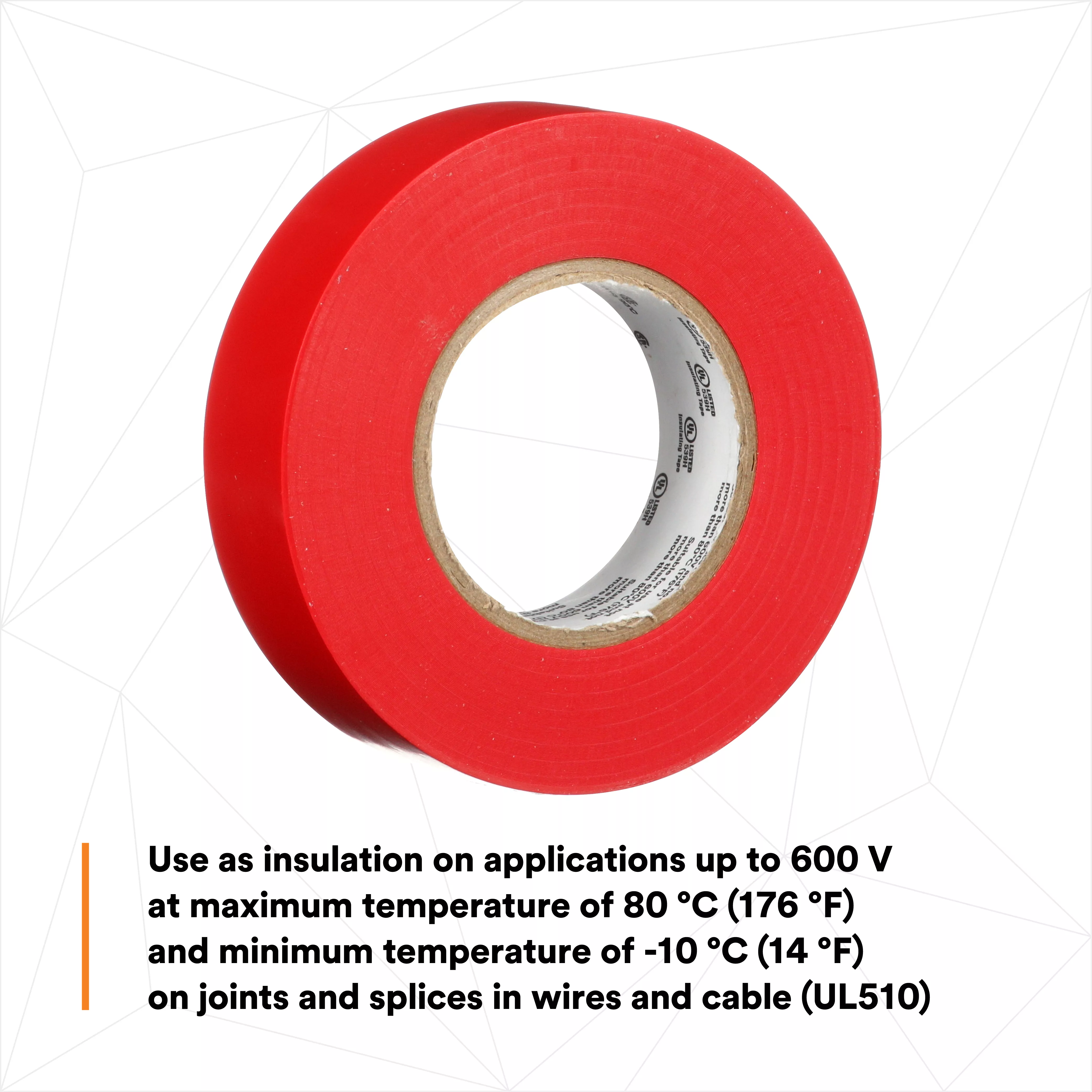 SKU 7100169492 | 3M™ Temflex™ Vinyl Electrical Tape 165