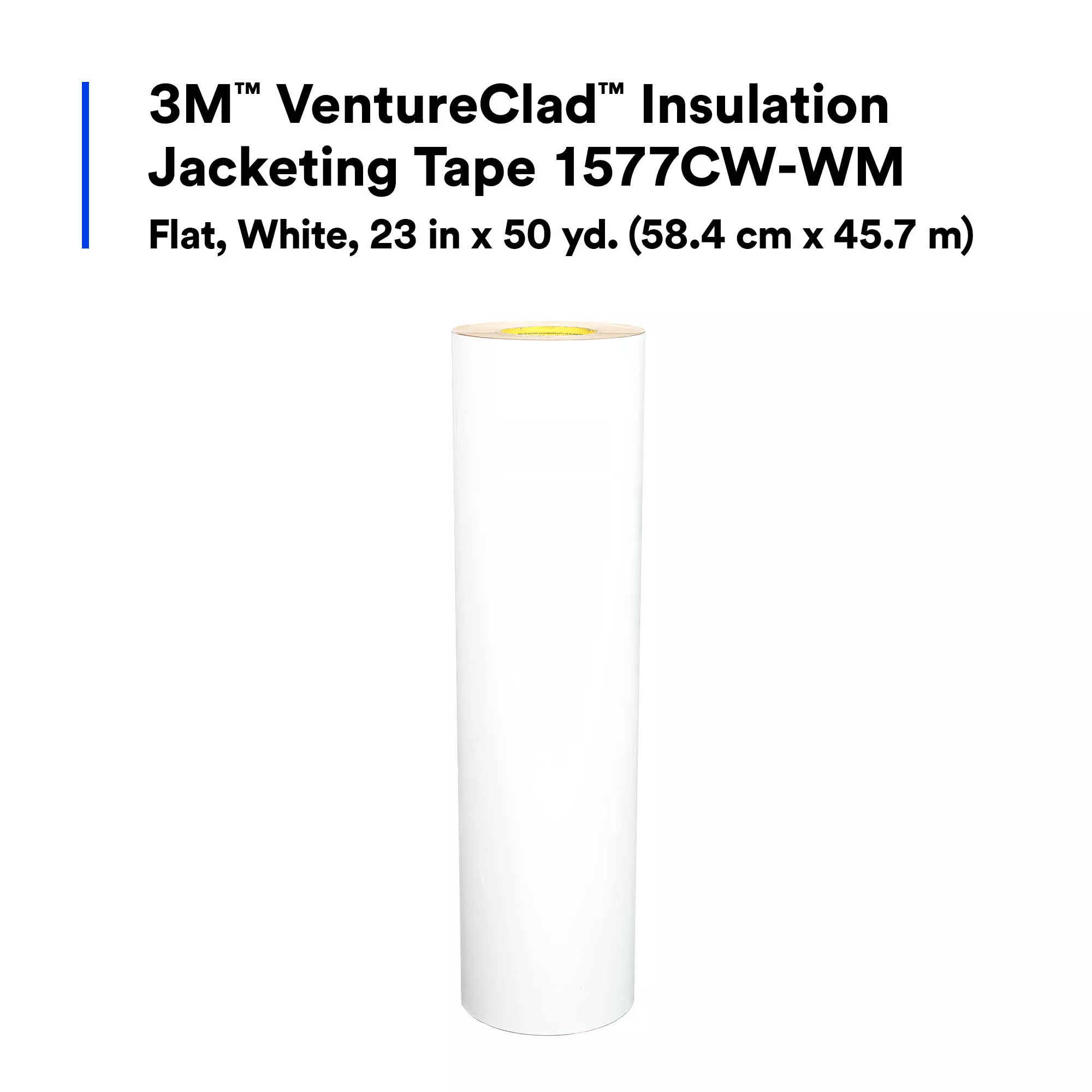 SKU 7100043741 | 3M™ VentureClad™ Insulation Jacketing Tape 1577CW-WM