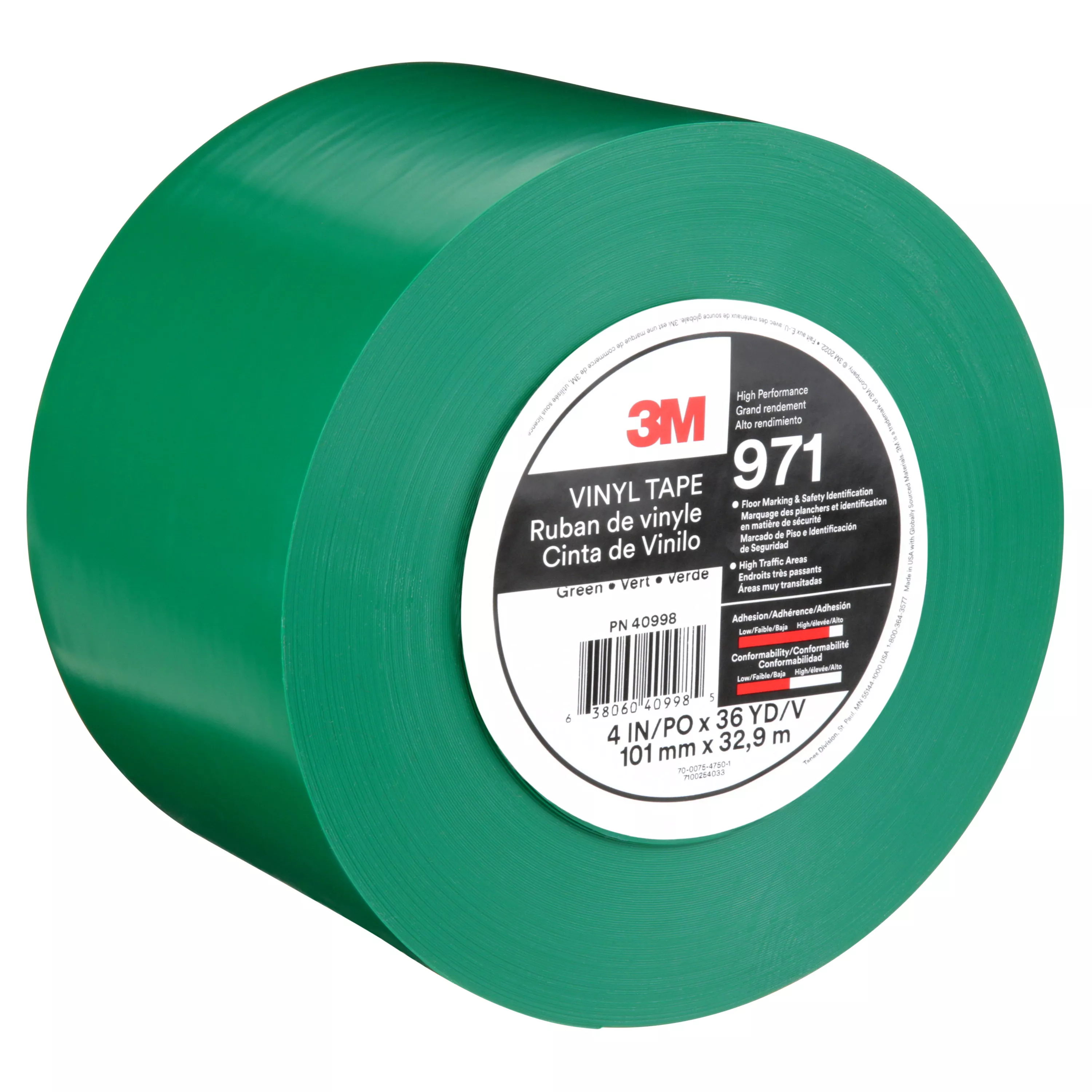 SKU 7100254033 | 3M™ Durable Floor Marking Tape 971