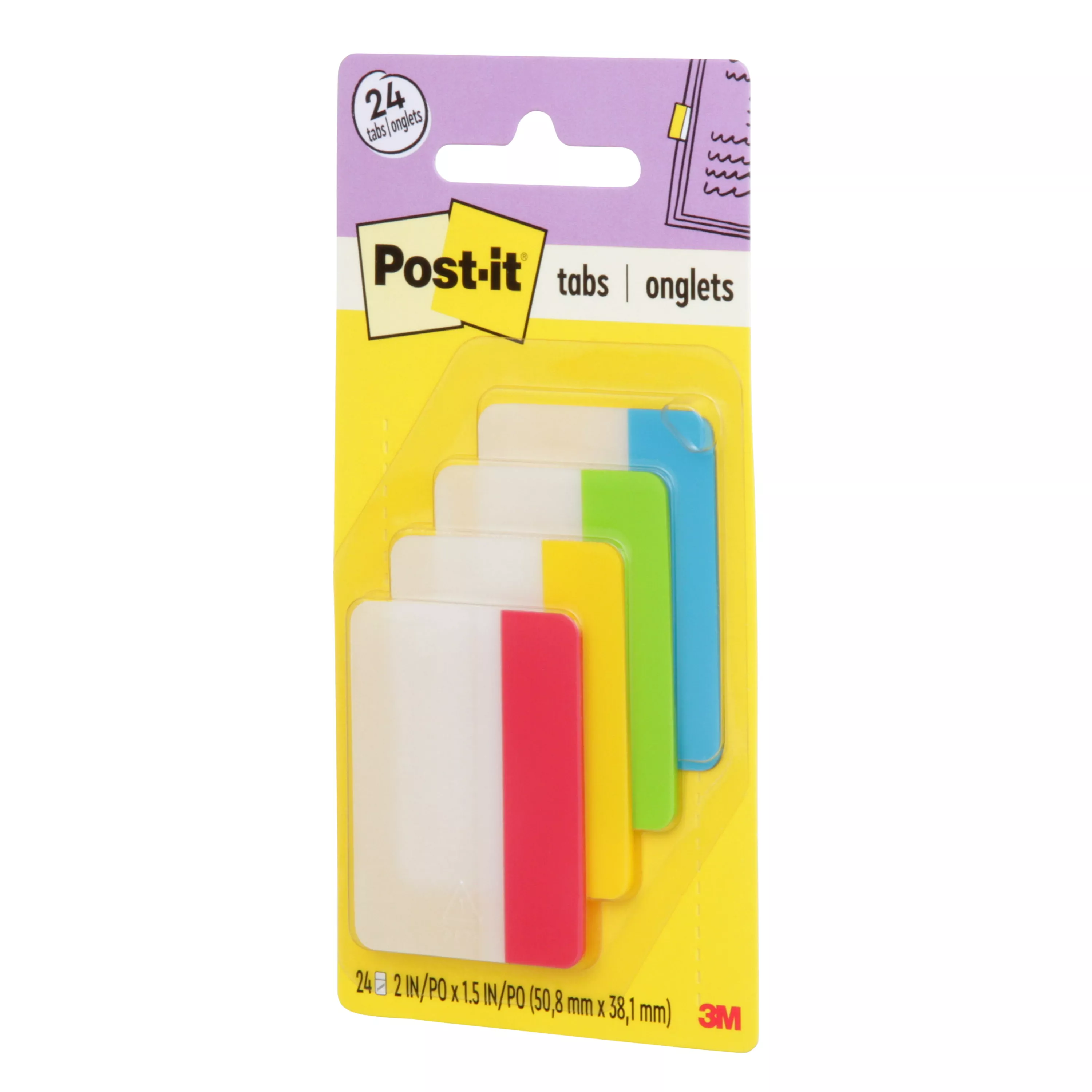 Product Number 686-ALYR | Post-it® Durable Tabs 686-ALYR