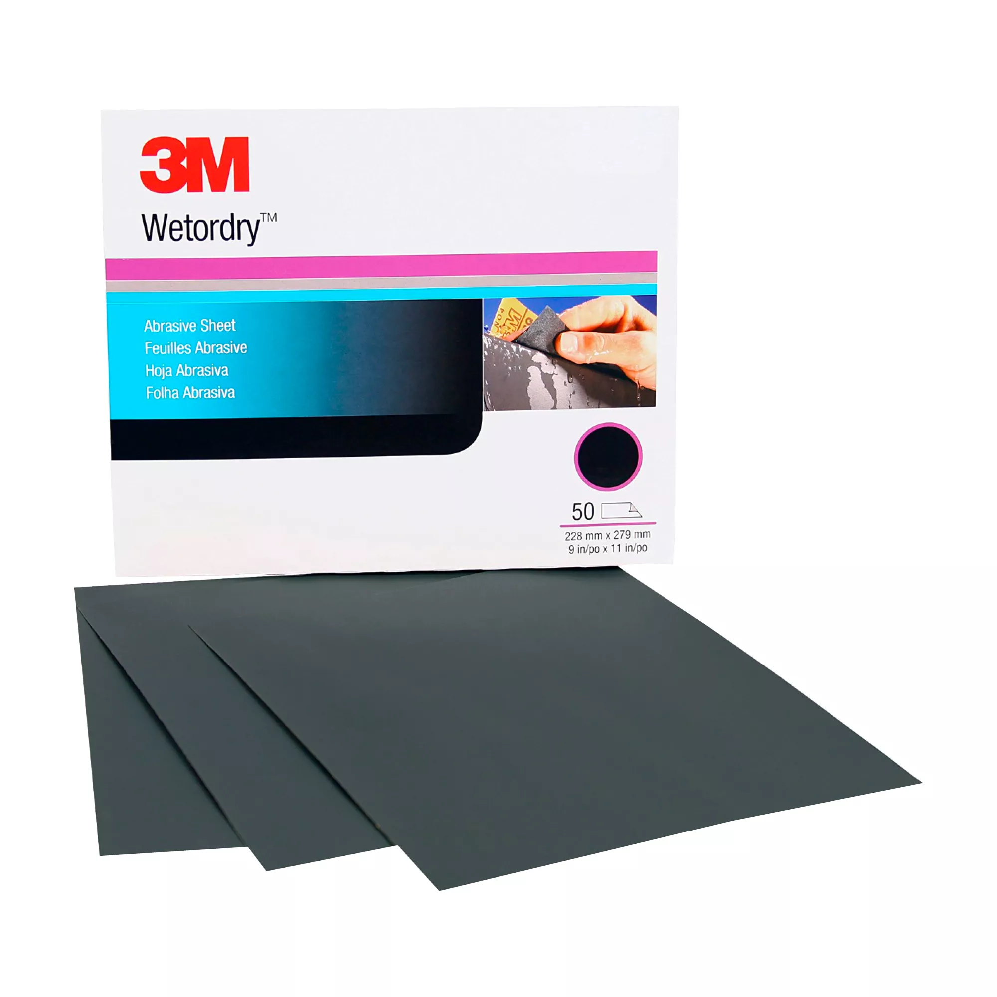 SKU 7100003725 | 3M™ Wetordry™ Abrasive Sheet 401Q