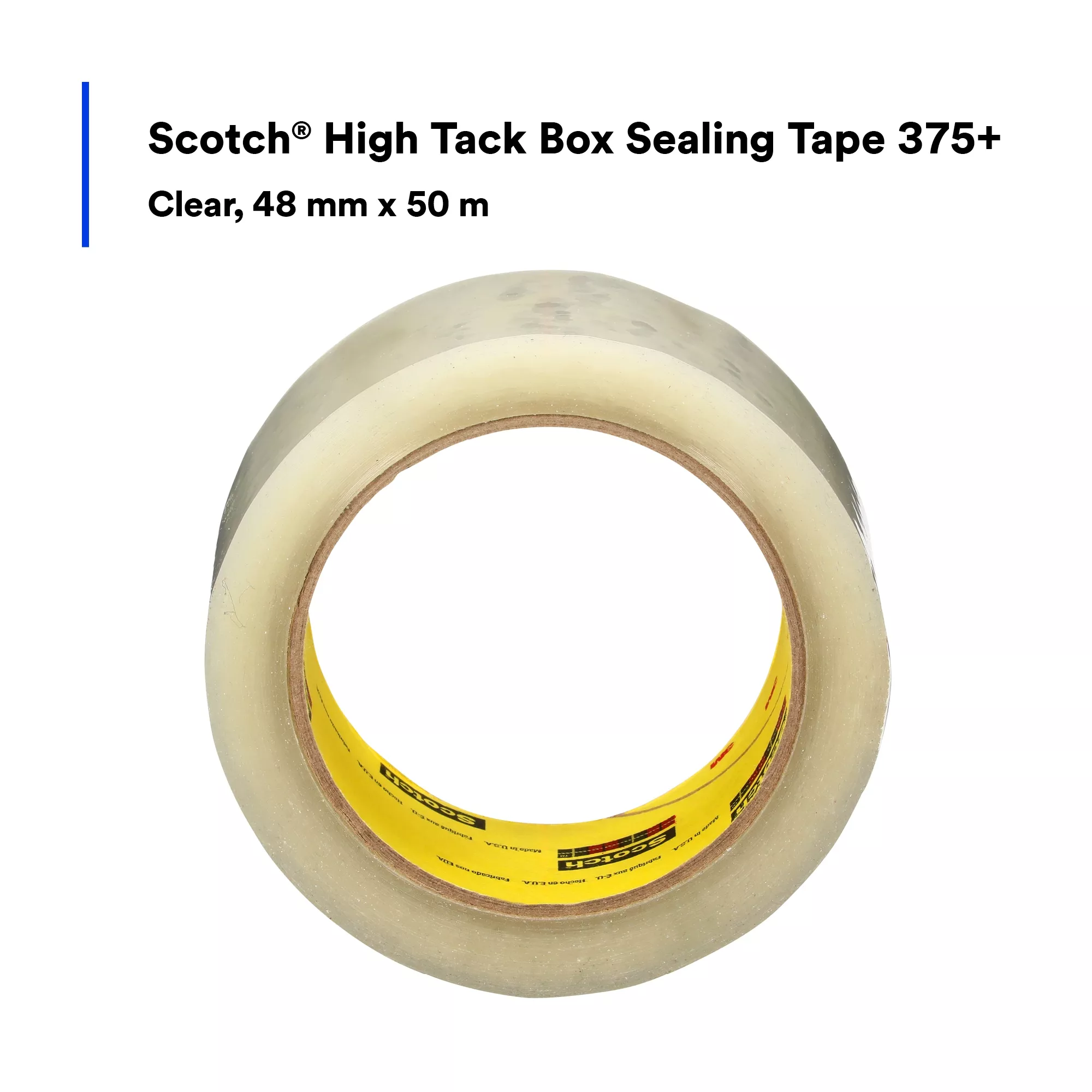 Product Number 375+ | Scotch® High Tack Box Sealing Tape 375+