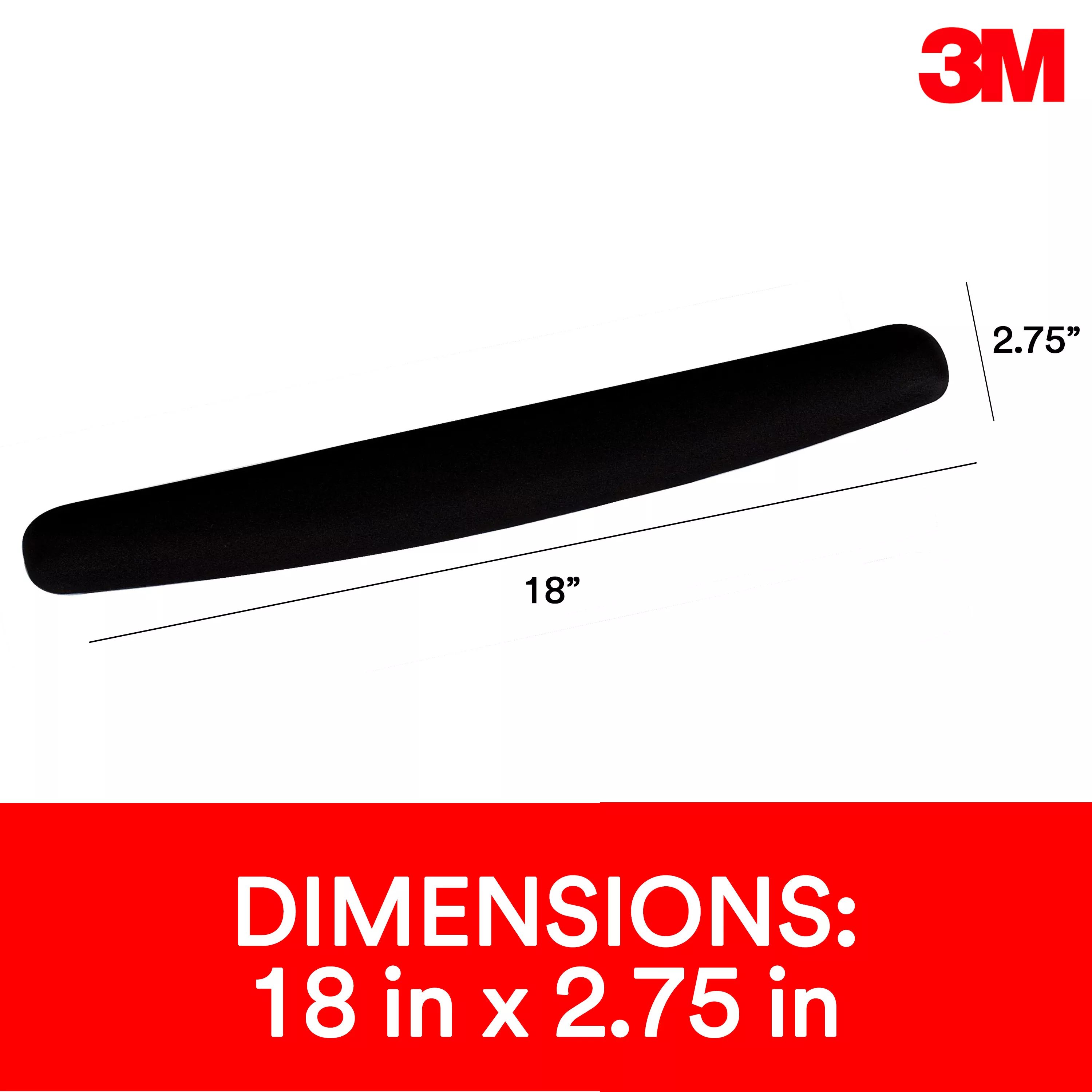 SKU 7100318256 | 3M™ Foam Wrist Rest WR209B