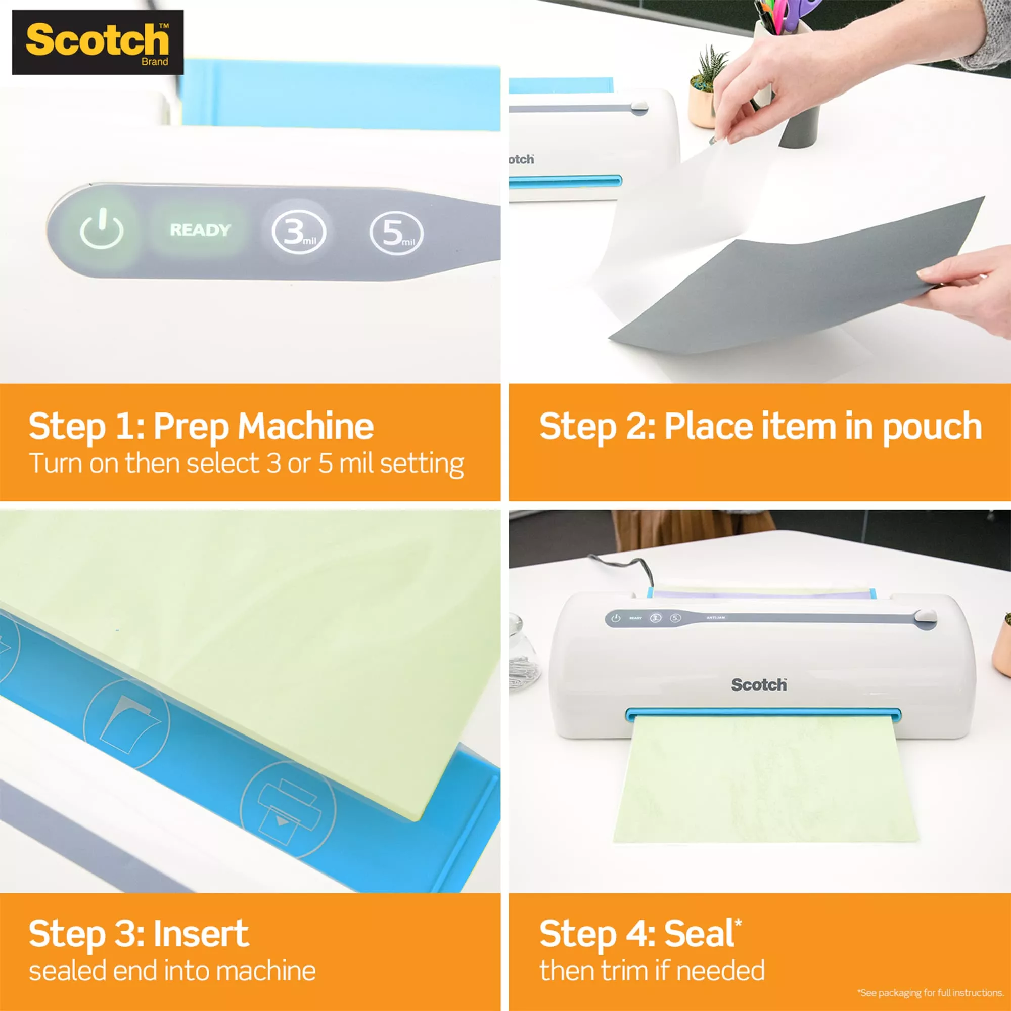 SKU 7100269365 | Scotch™ Thermal Laminator TL902VP