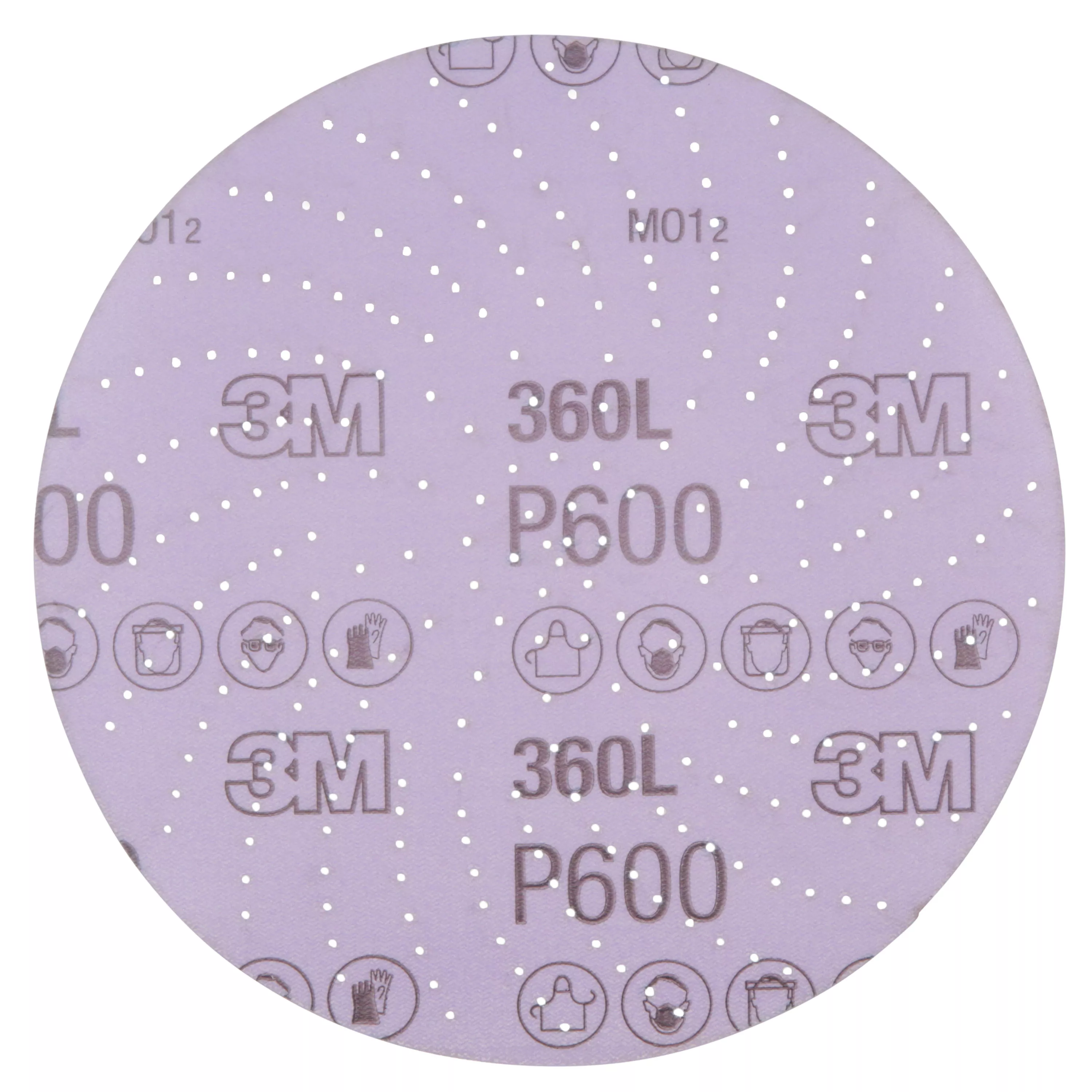 3M Xtract™ Film Disc 360L, P600 3MIL, 6 in, Die 600LG, 100/Carton, 500
ea/Case