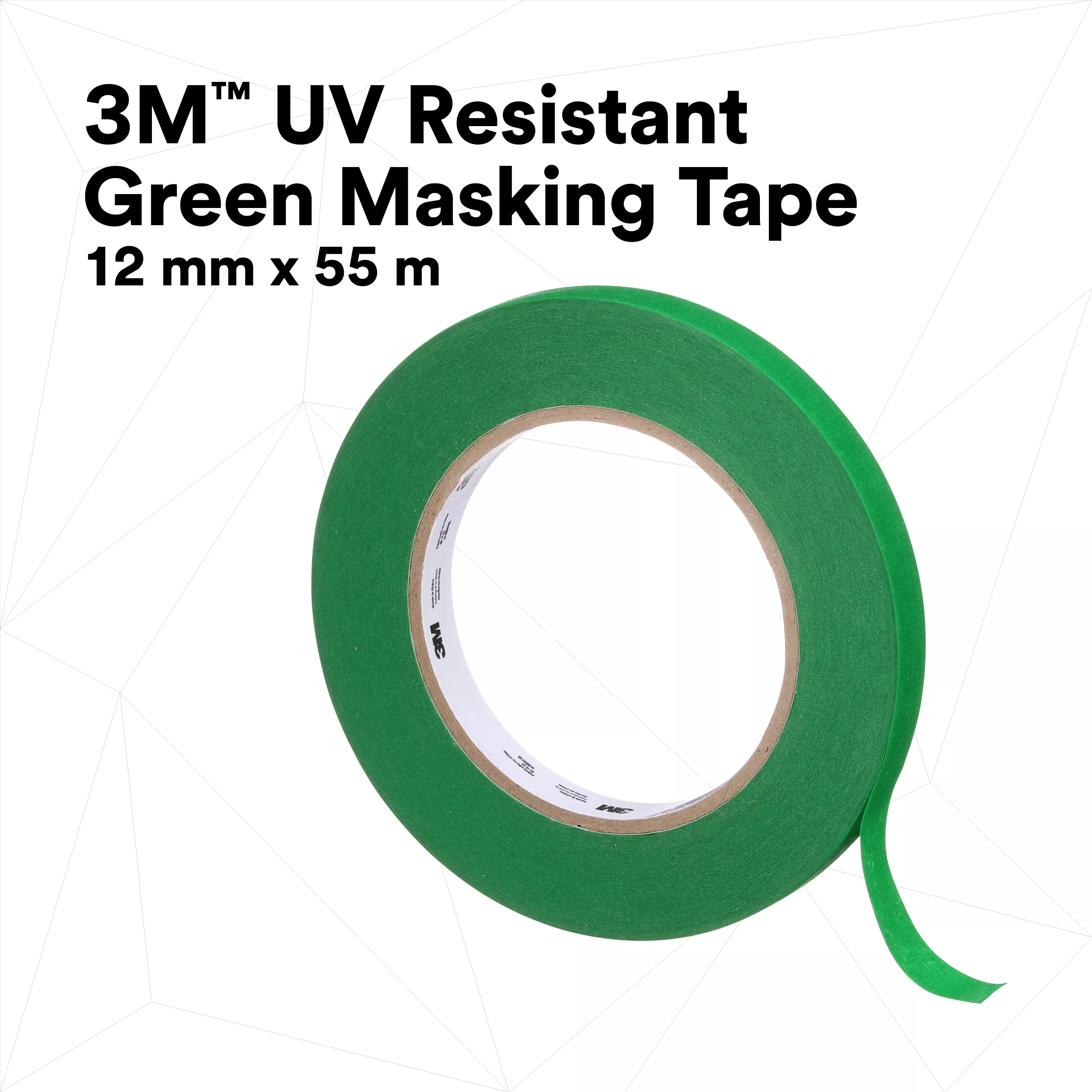 SKU 7100299467 | 3M™ UV Resistant Green Masking Tape