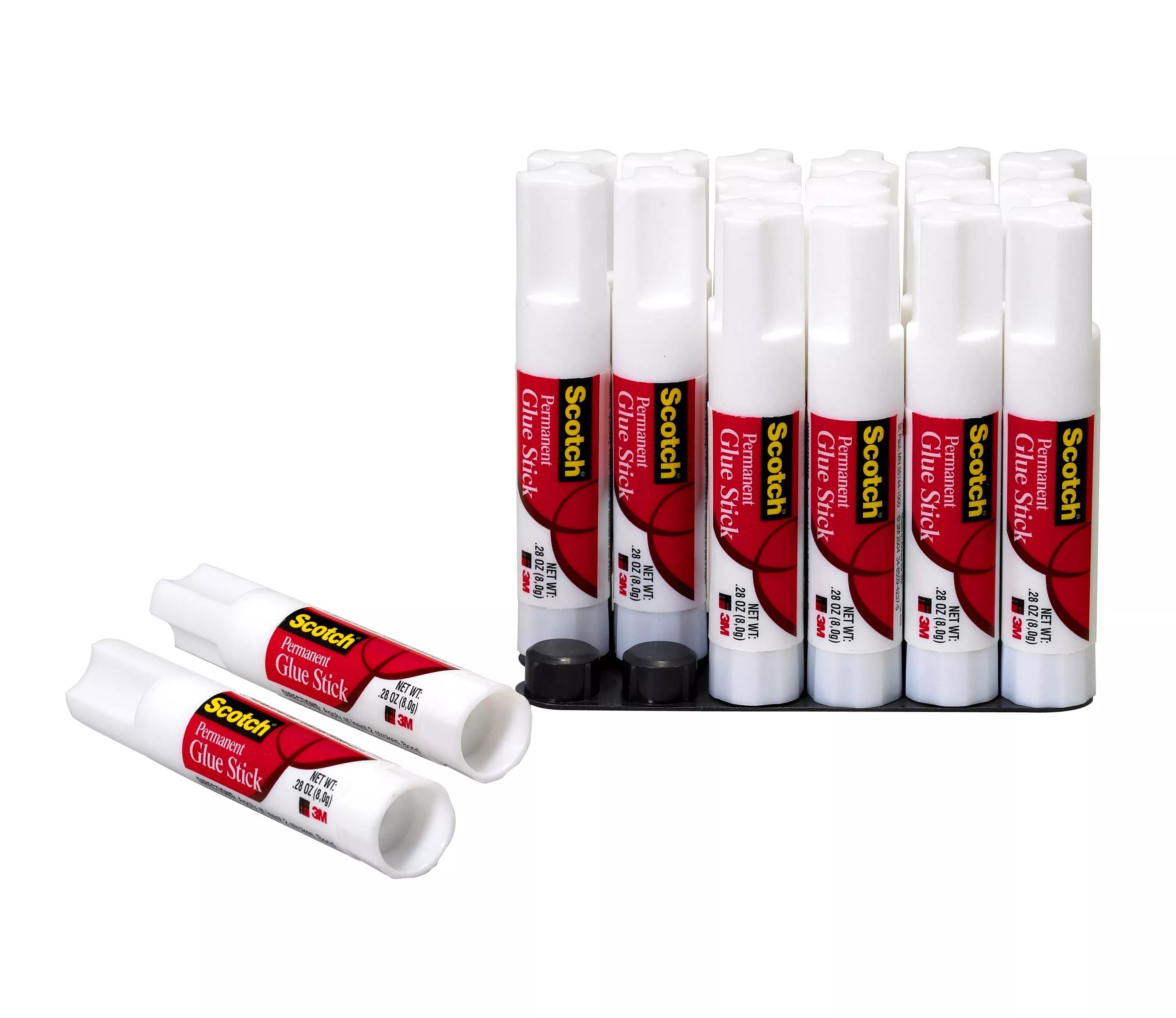 Scotch® Glue Stick 6008-18, .28 oz, 18-Pack