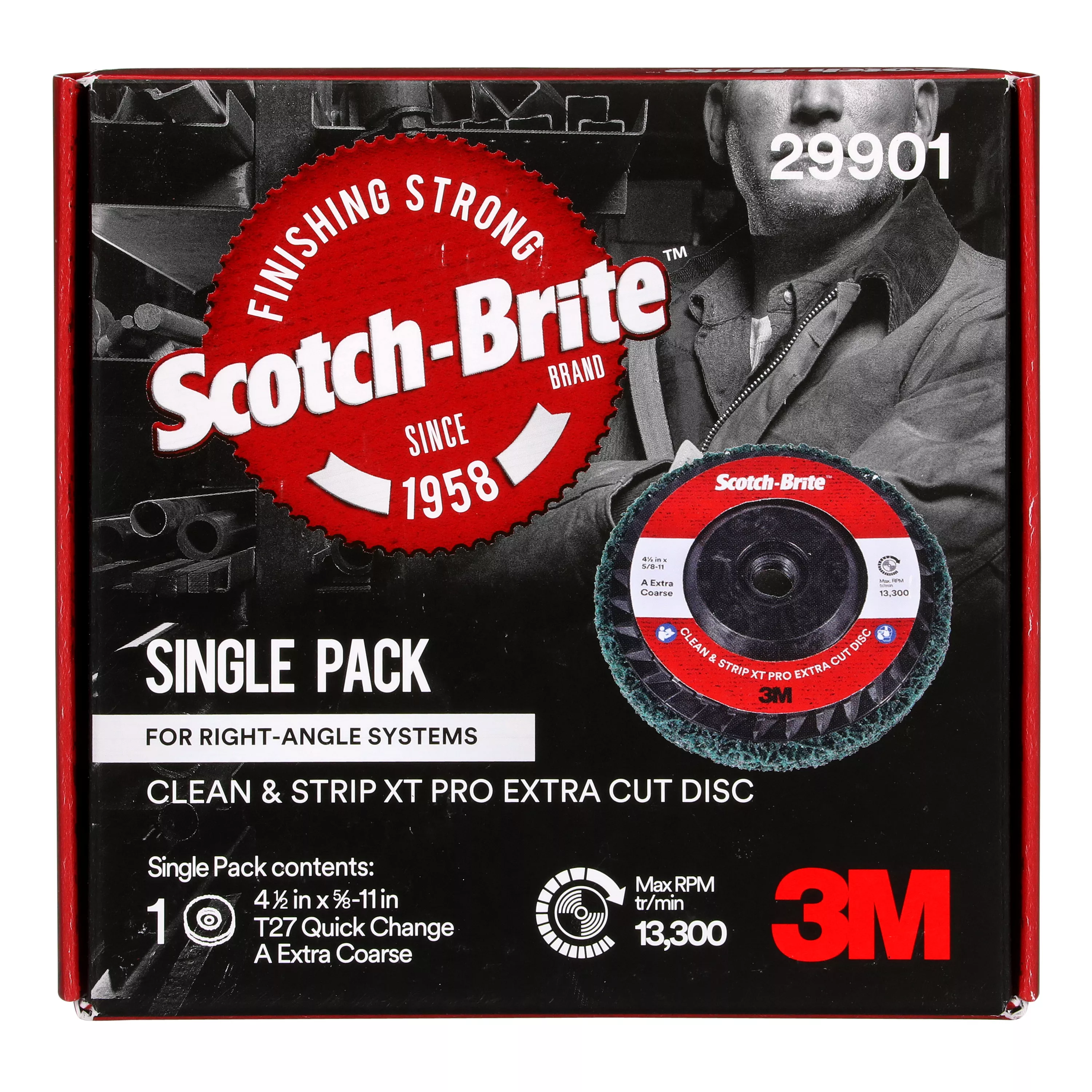 SKU 7100176126 | Scotch-Brite™ Clean and Strip XT Pro Extra Cut Disc