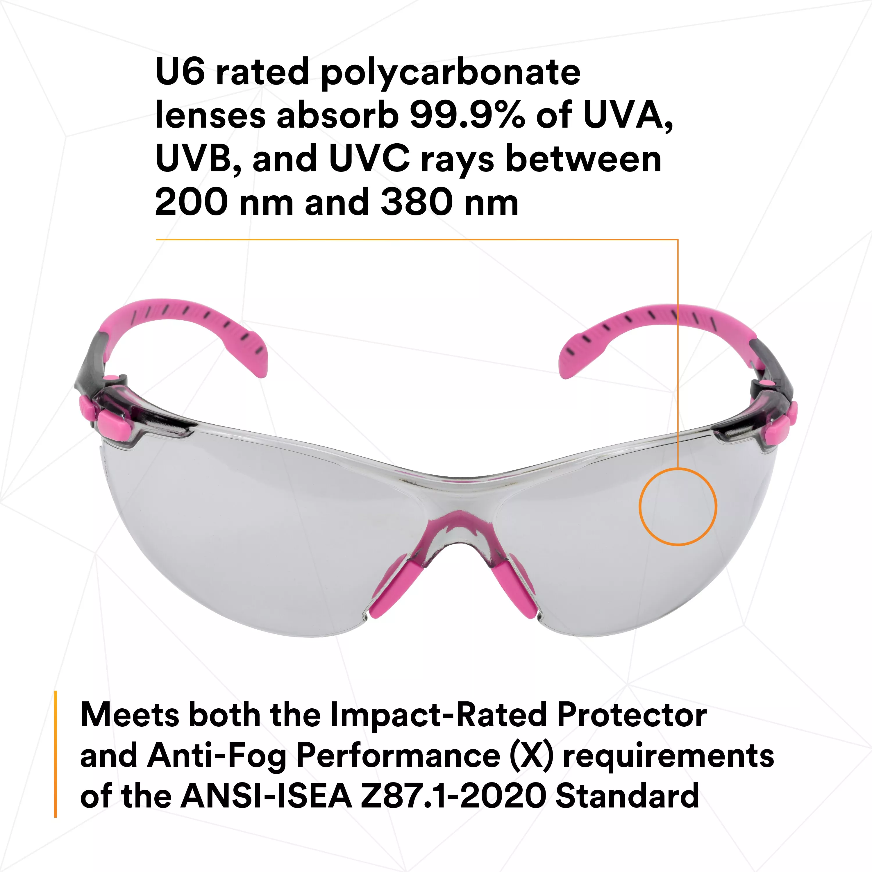 SKU 7100168177 | 3M™ Solus™ 1000-Series Safety Glasses S1407SGAF