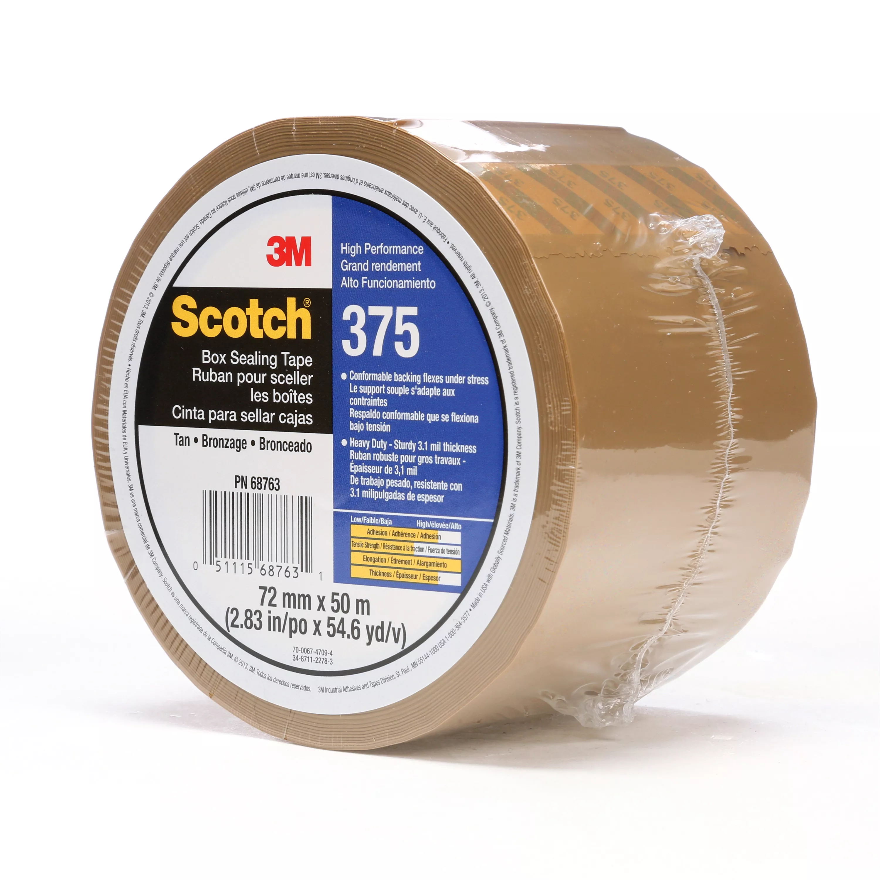 SKU 7010335881 | Scotch® Box Sealing Tape 375