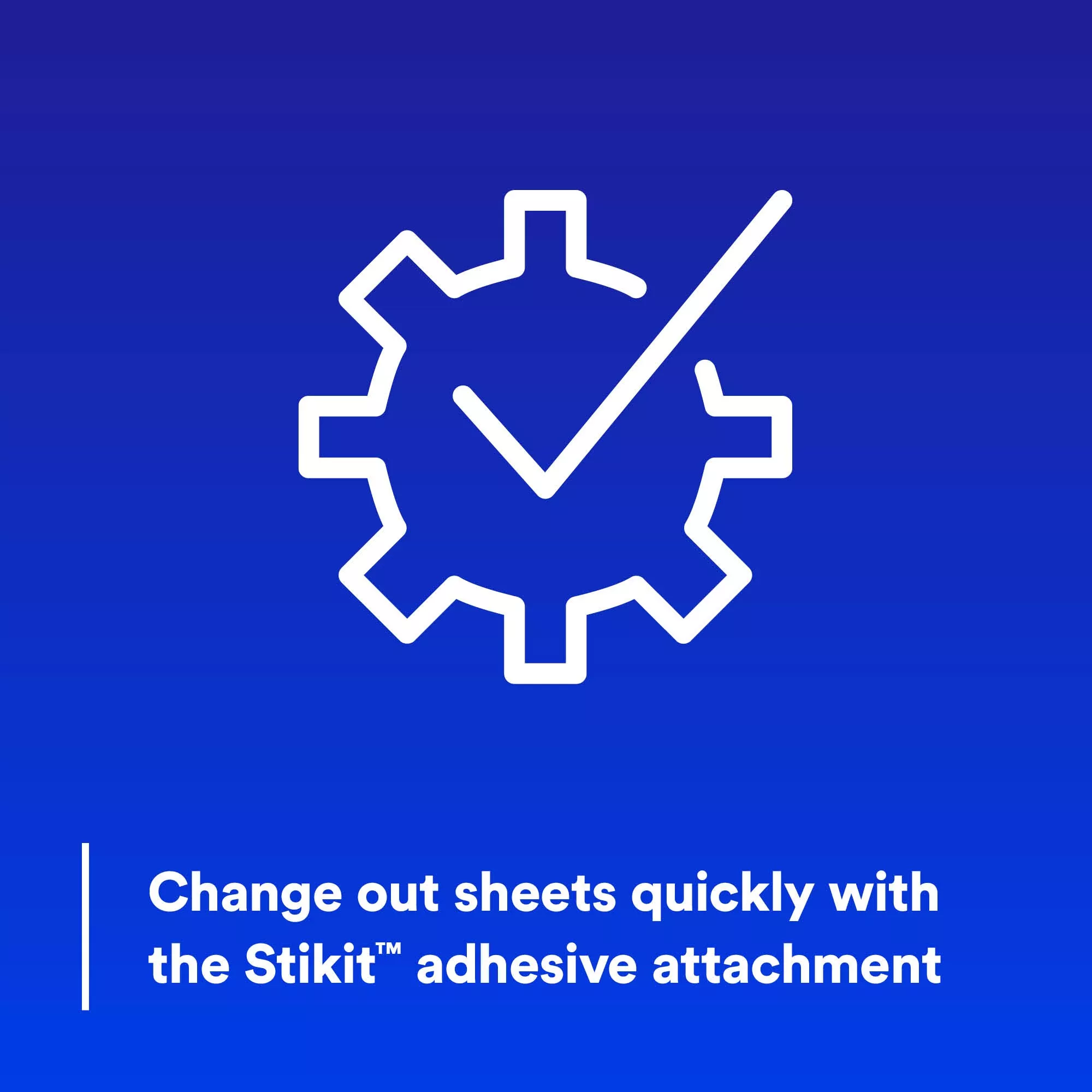 SKU 7100216685 | 3M™ Stikit™ Blue Abrasive Sheet Roll 321U