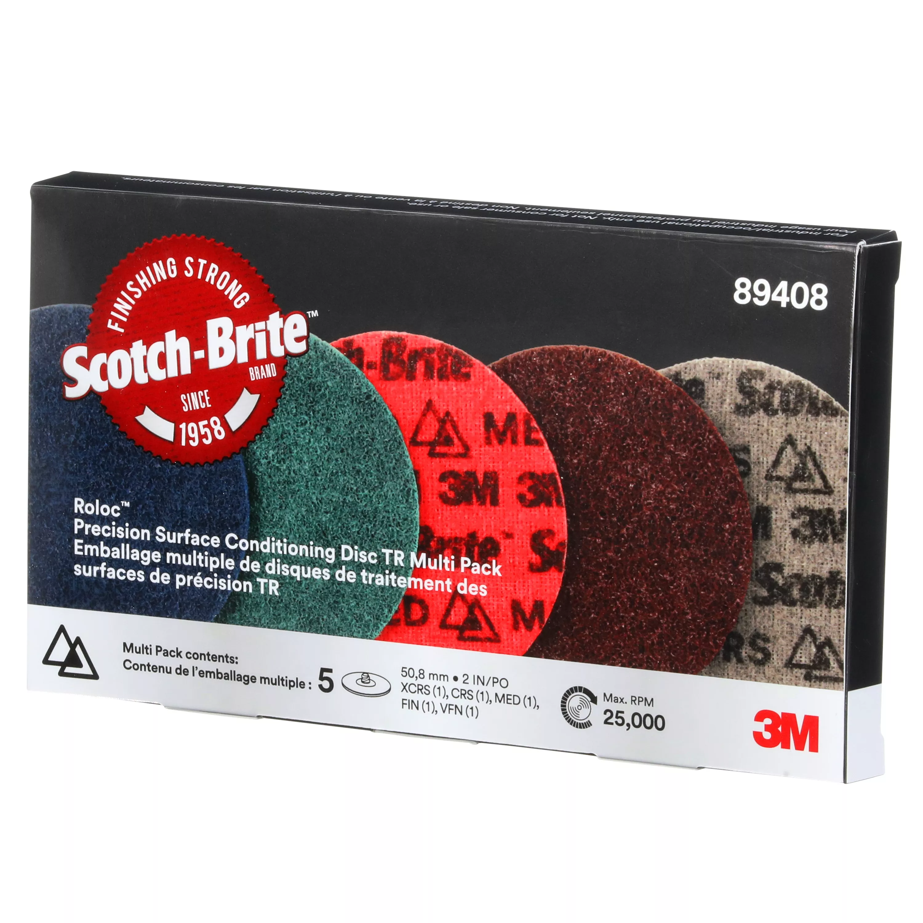 SKU 7100278240 | Scotch-Brite™ Roloc™ Precision Surface Conditioning Disc